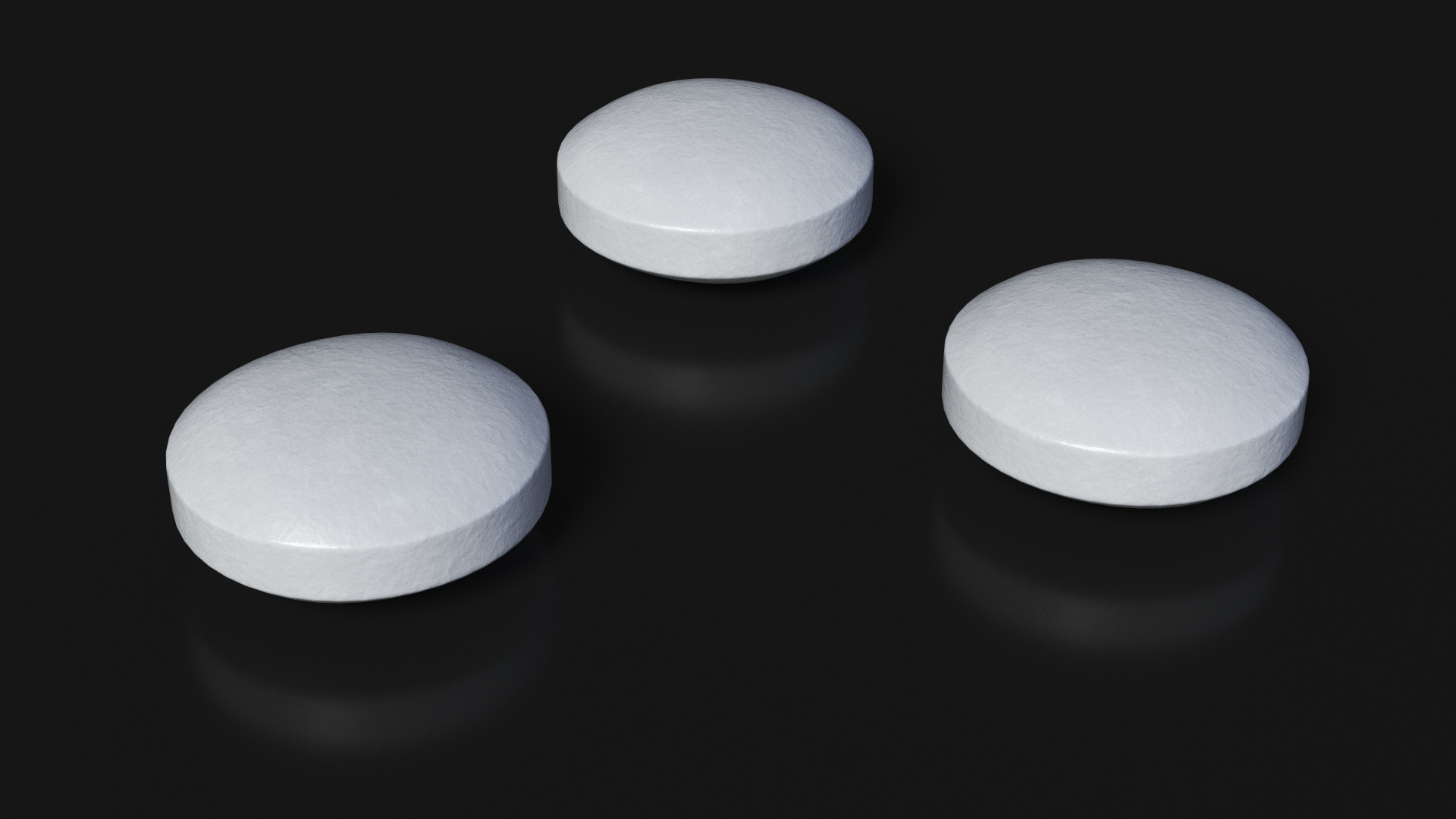 3D Plain Round Pill