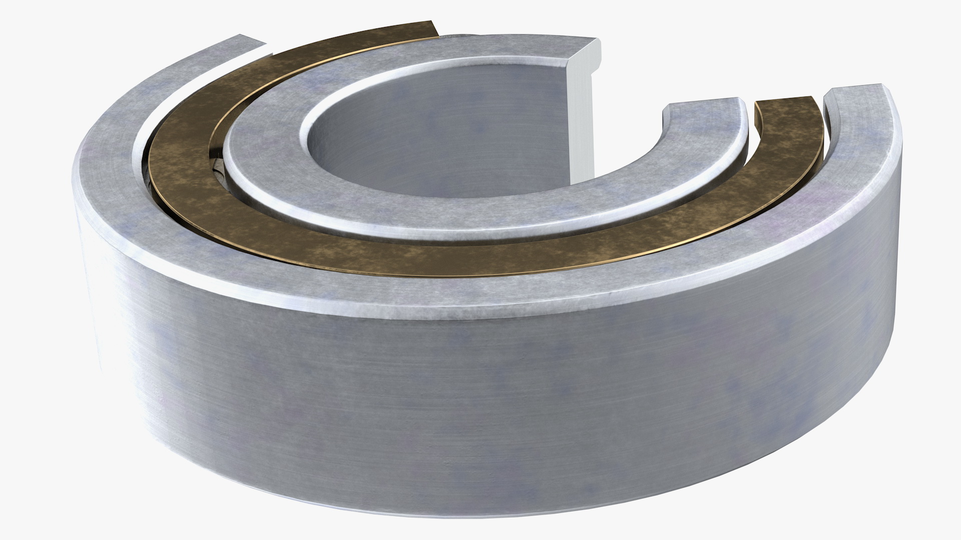 3D model Roller Bearing Cut Inside