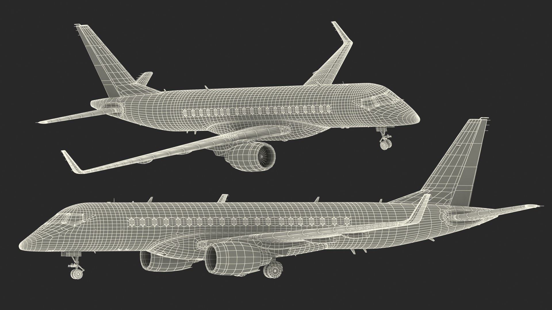 Mitsubishi SpaceJet M90 Exterior Only 3D