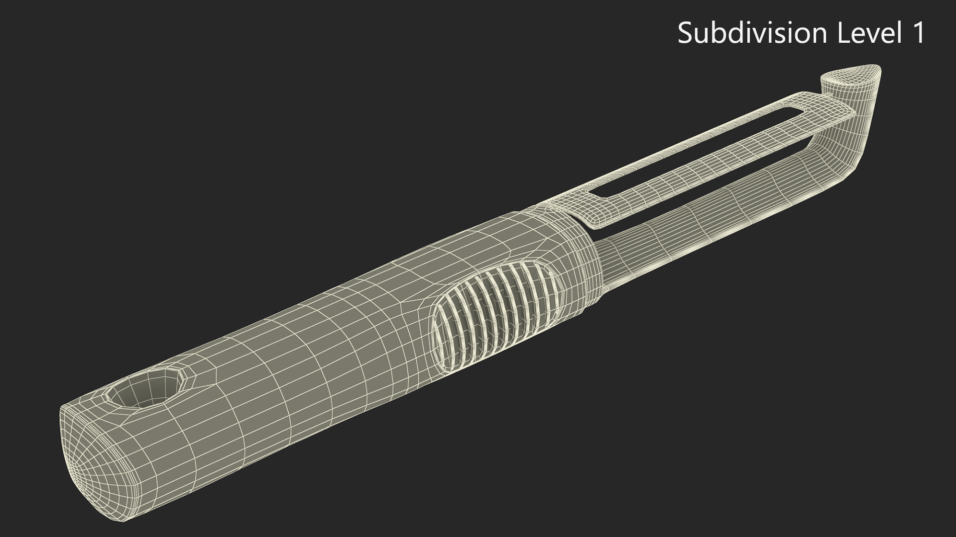 Steel Swivel Peeler 3D model