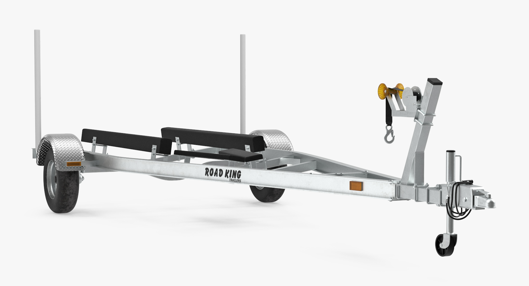 Boat Trailer Skid Type 3D