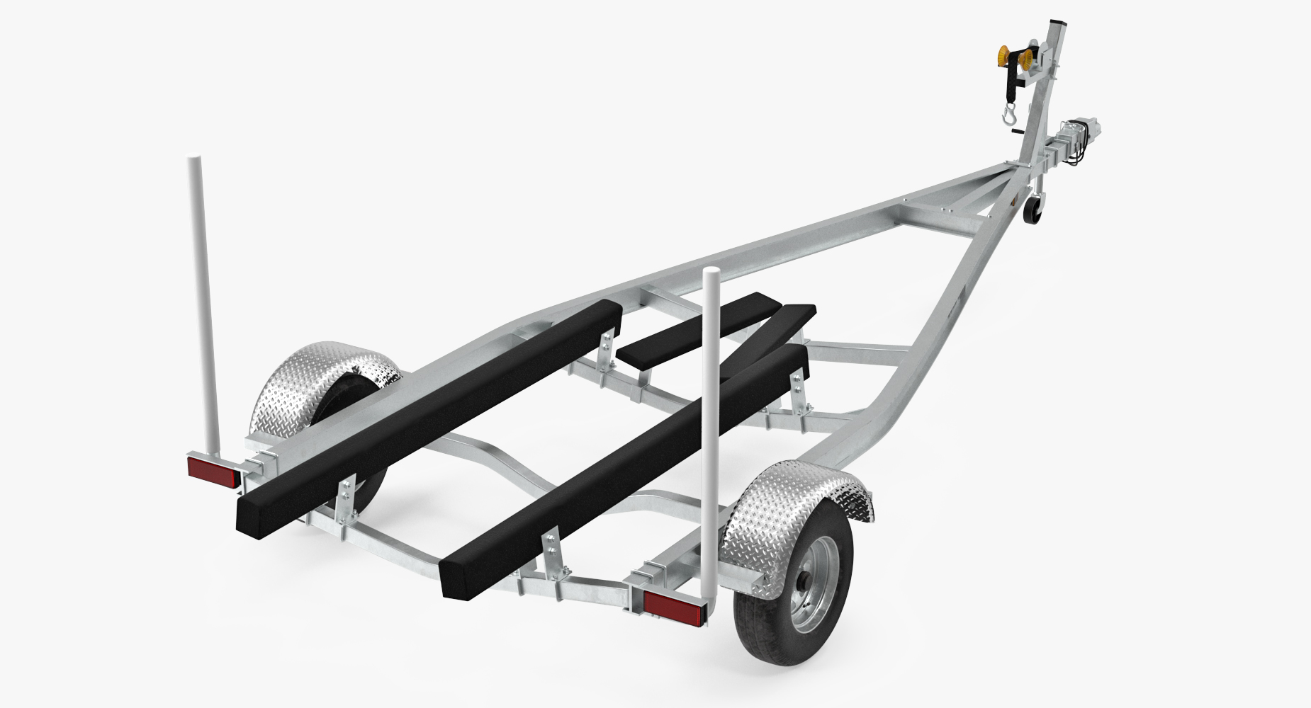 Boat Trailer Skid Type 3D