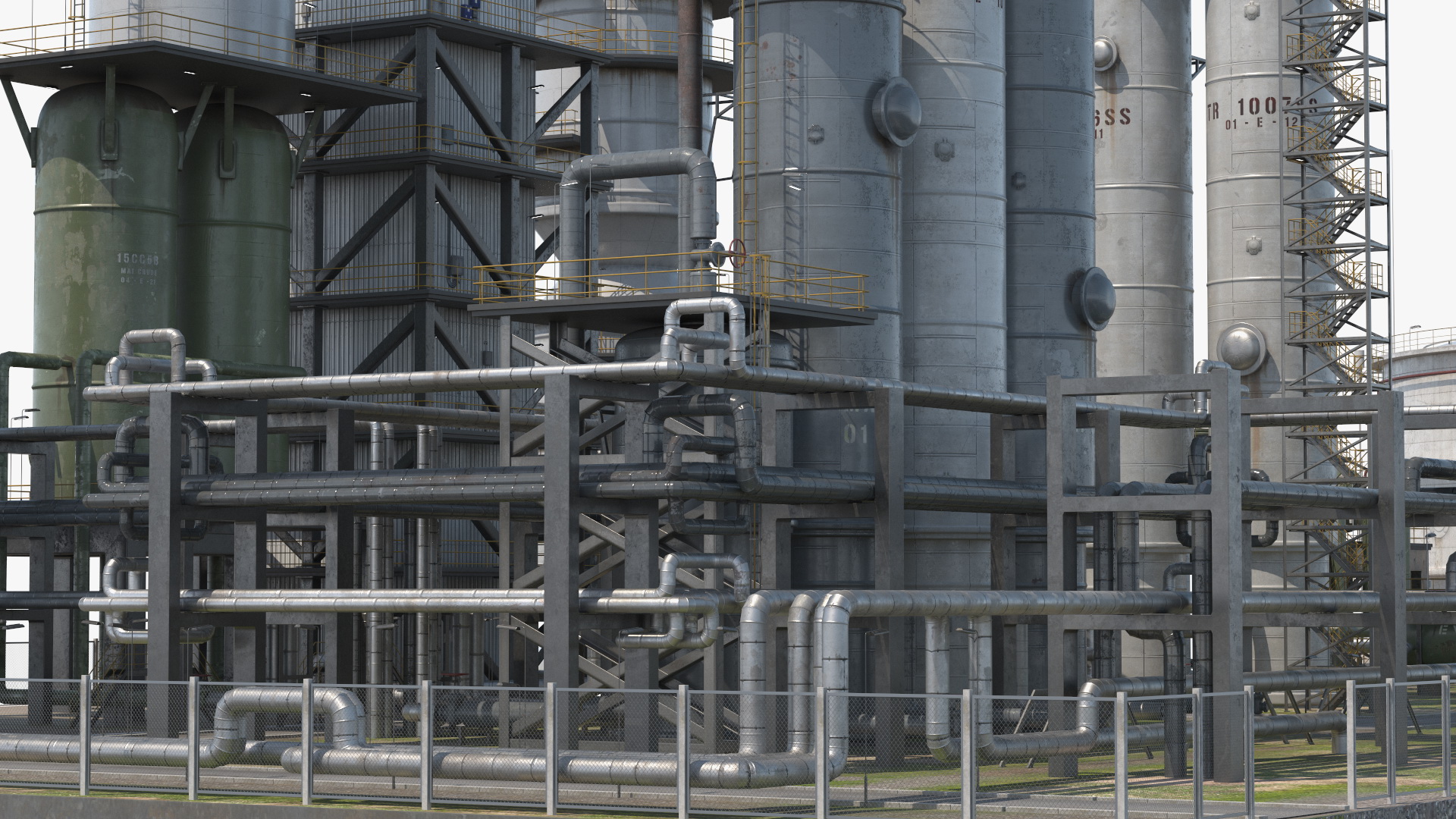 3D Fuel Processing Plant