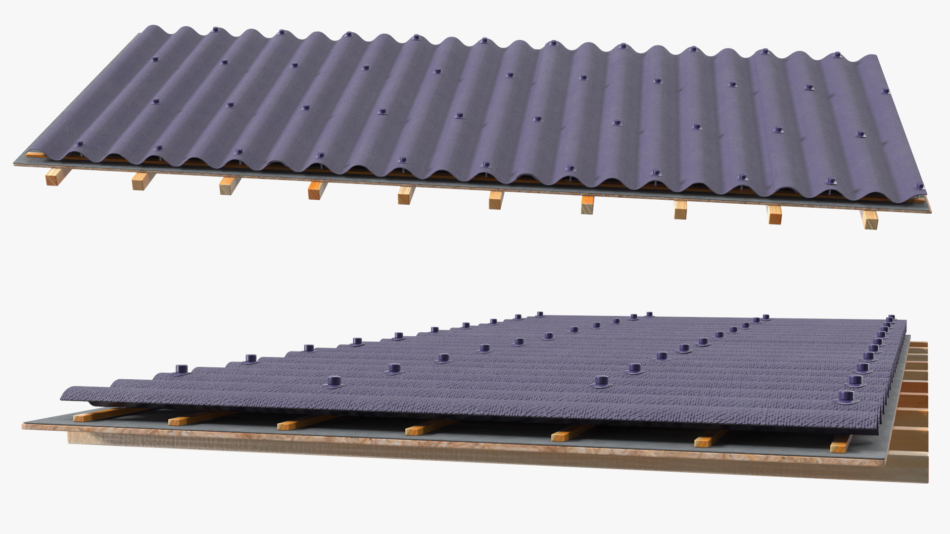 3D Onduline Roofing