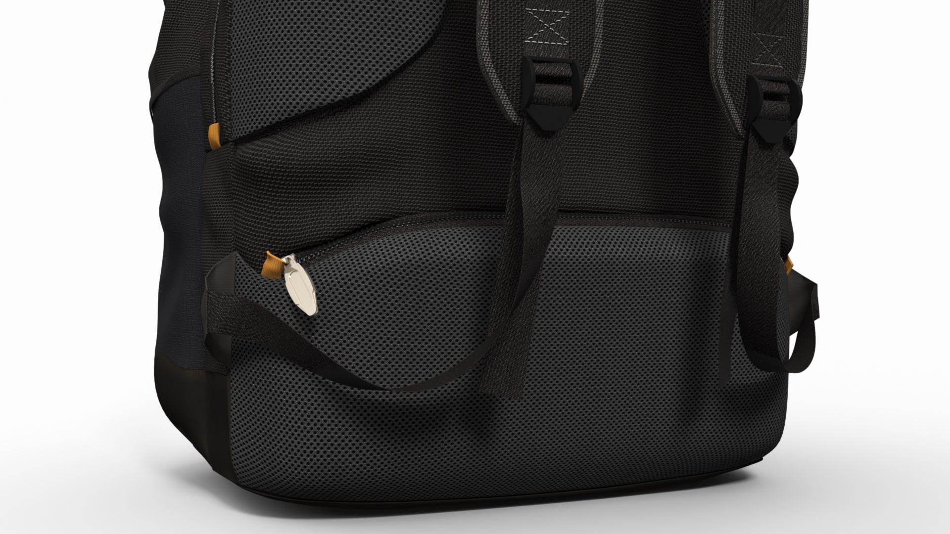 Casual Backpack with Multiple Pockets 3D