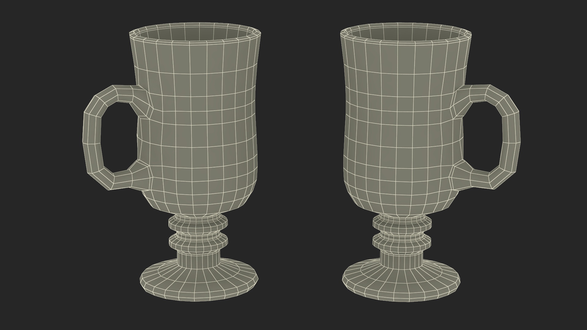 3D model Irish Glass Coffee Mug for 3D Print