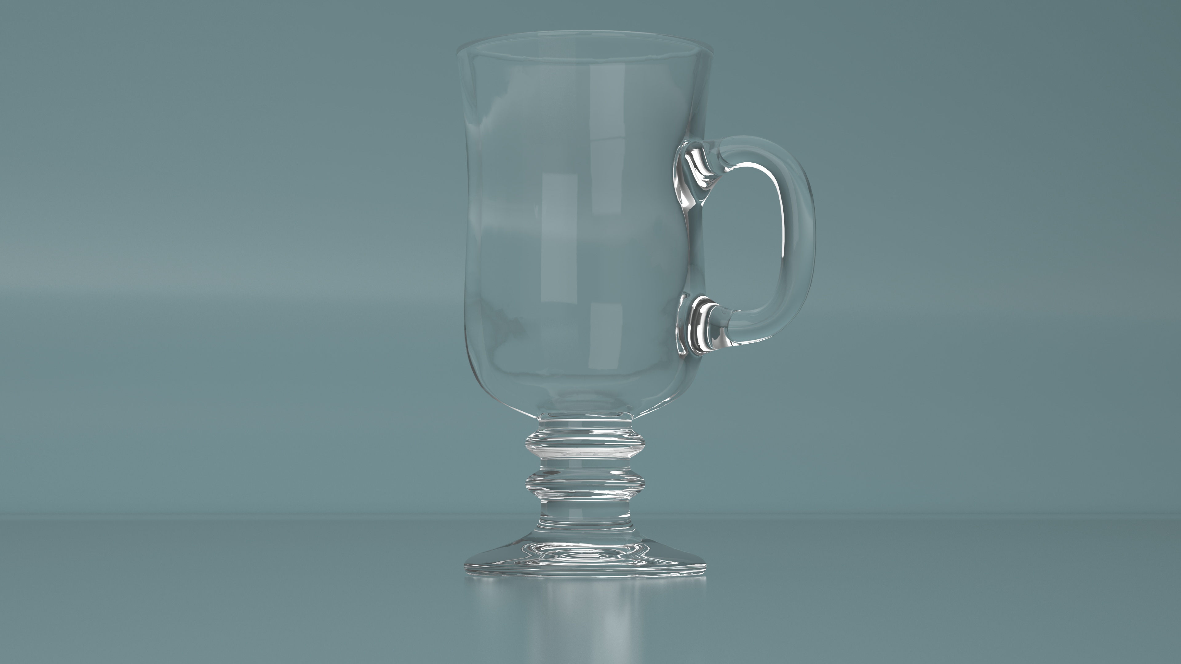 3D model Irish Glass Coffee Mug for 3D Print