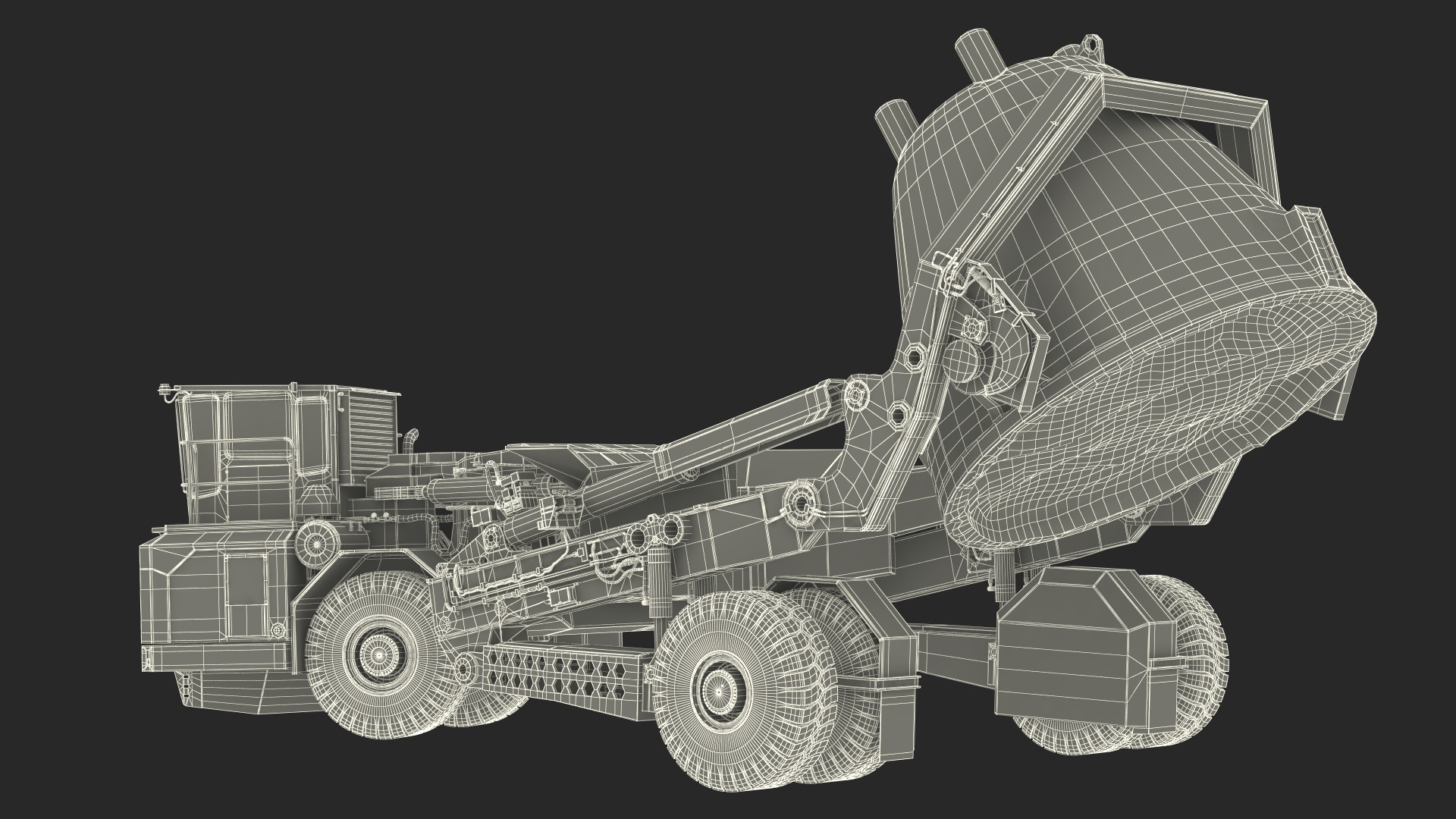 KAMAG Slag Transporter Used Rigged 3D model