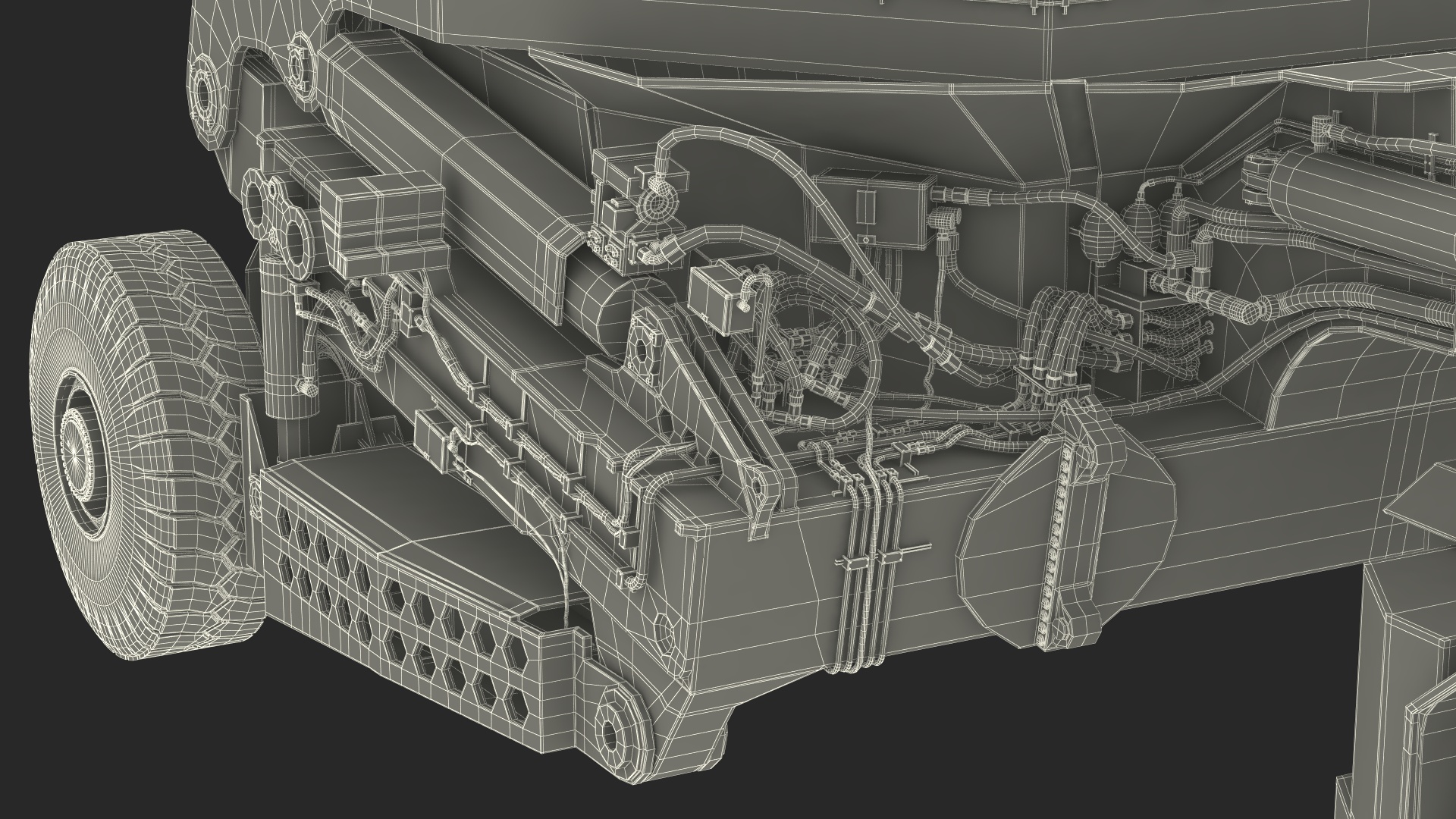 KAMAG Slag Transporter Used Rigged 3D model