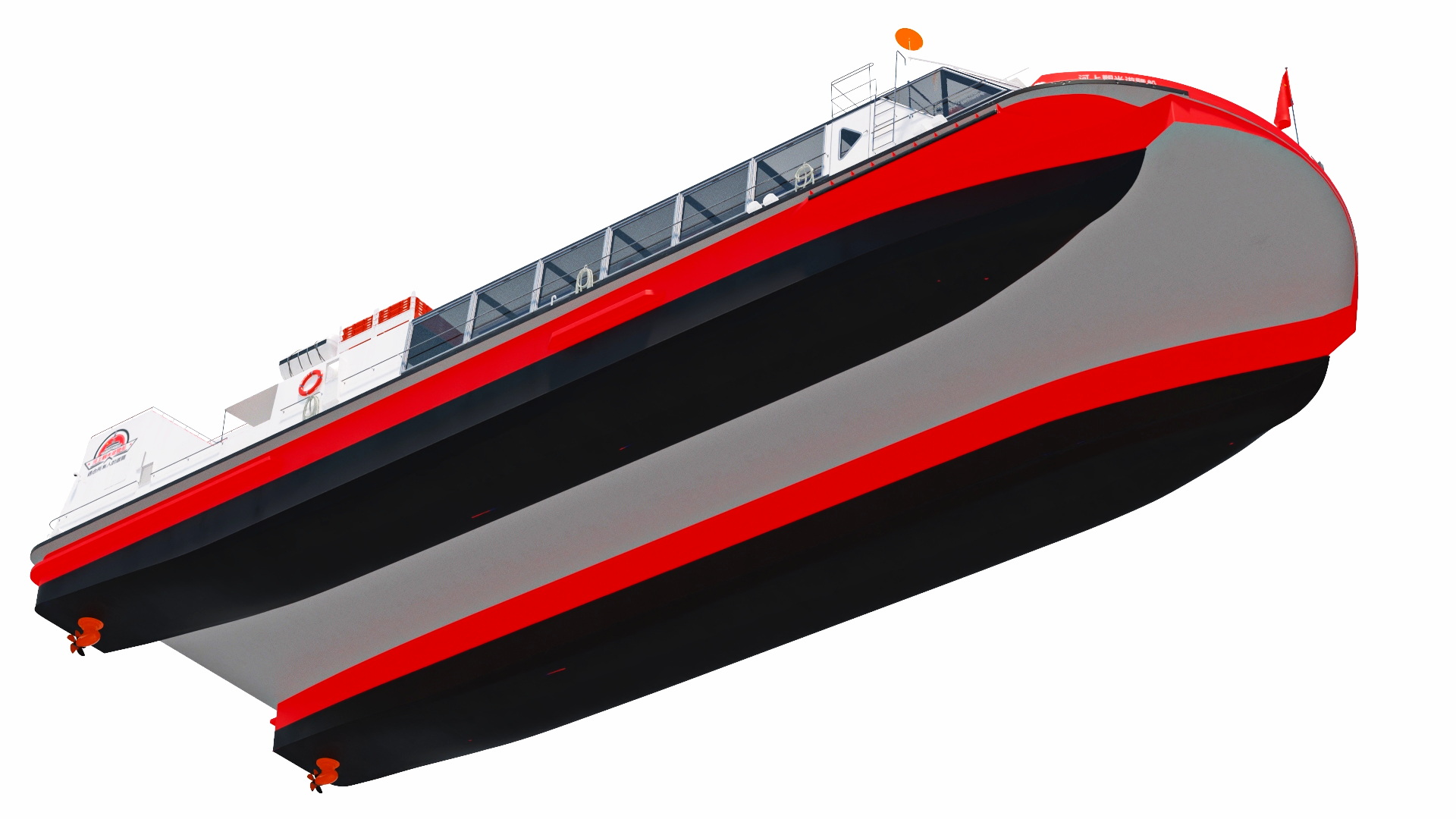 Chinese Cruise Boat 3D model