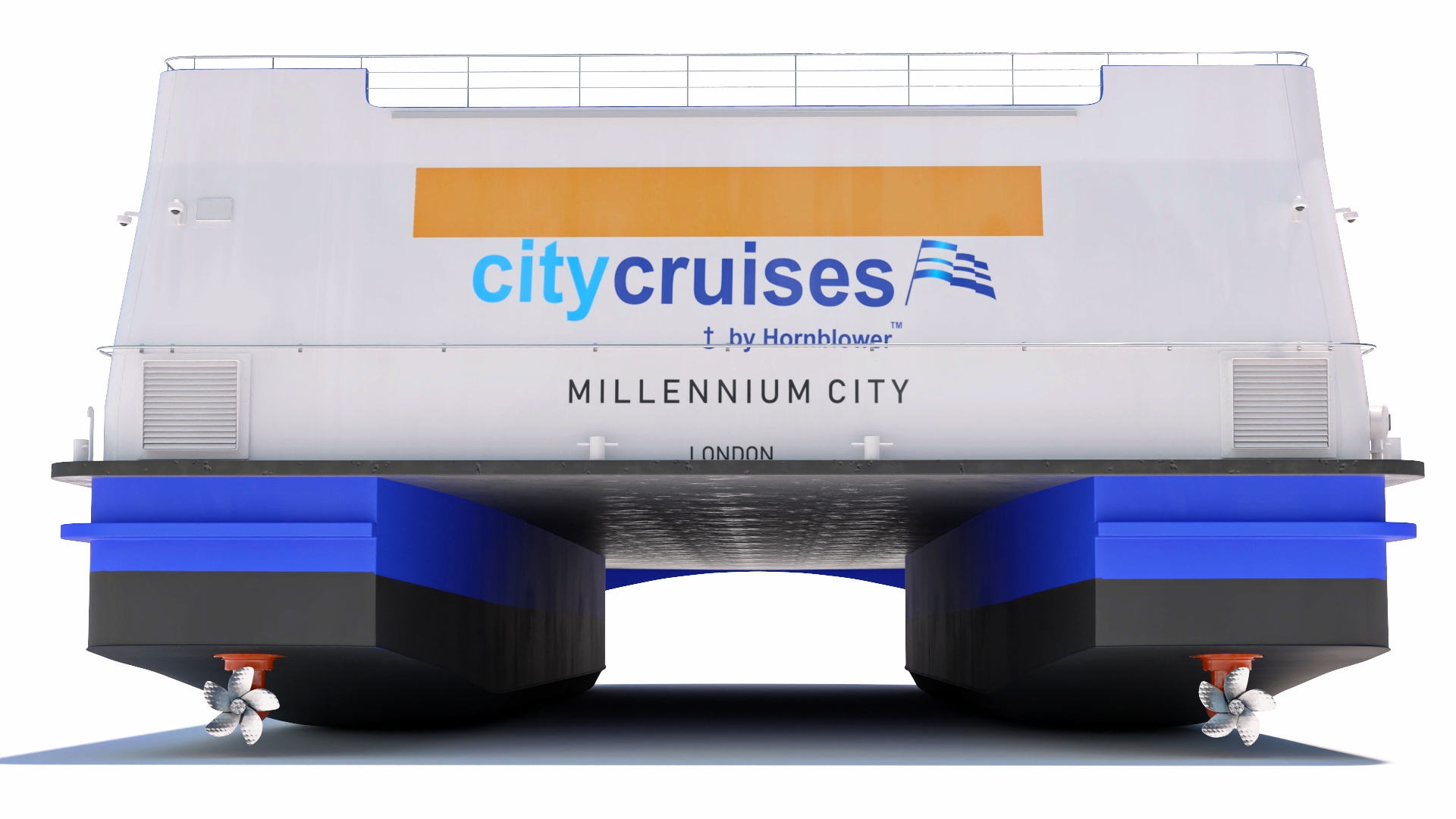 3D model London Sightseeing Cruise Ship