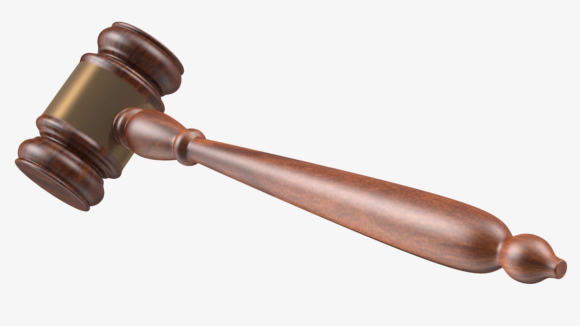 3D Judge Gavel