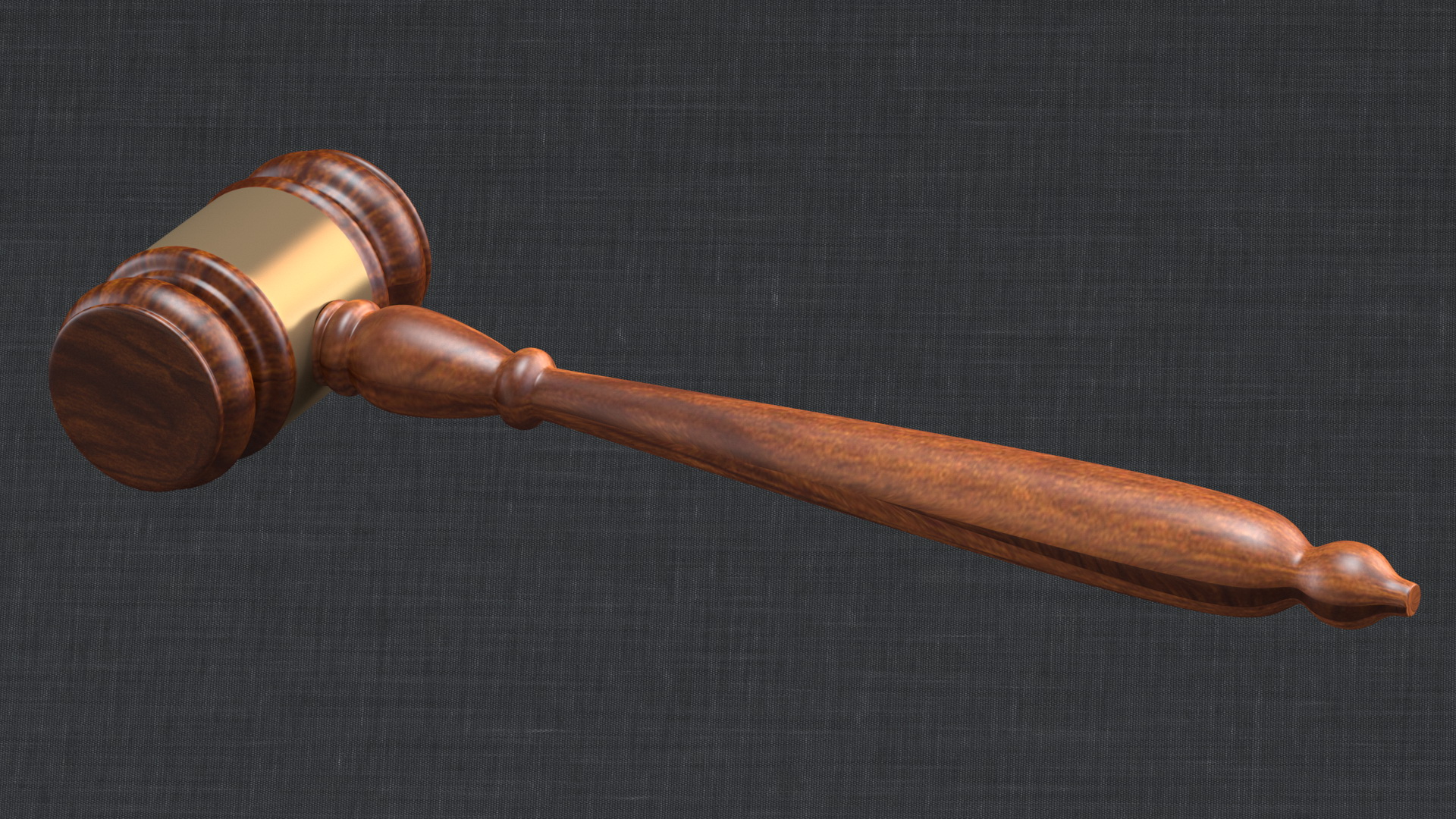 3D Judge Gavel