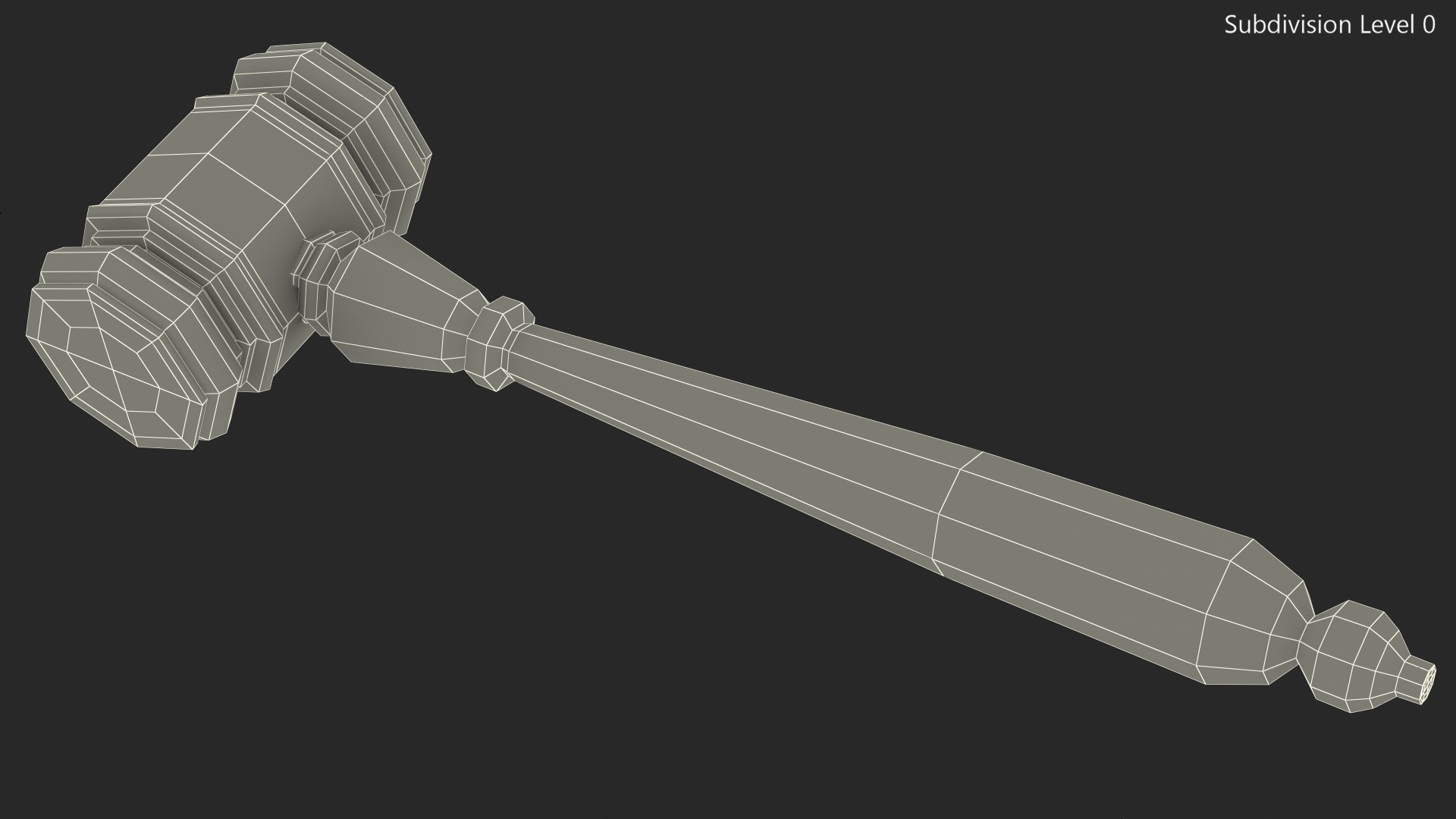 3D Judge Gavel