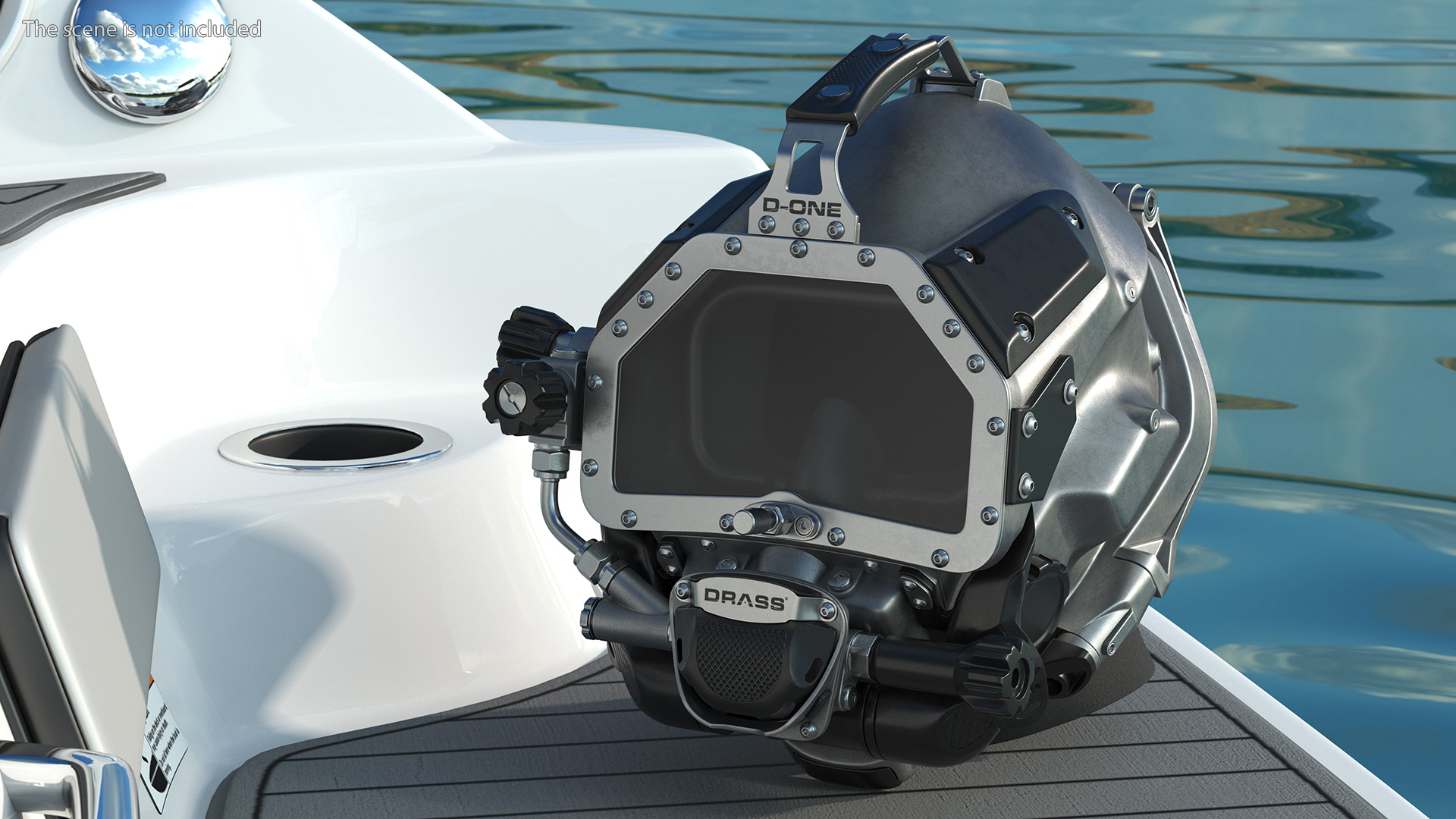 3D Commercial Diving Helmet Drass D One