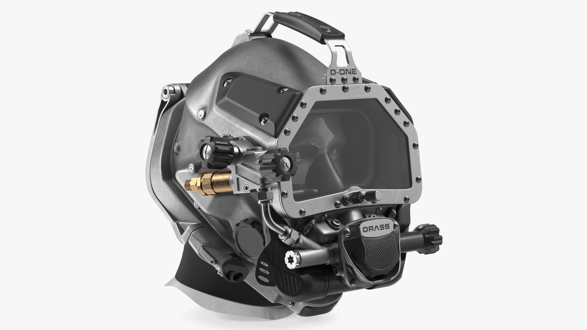 3D Commercial Diving Helmet Drass D One