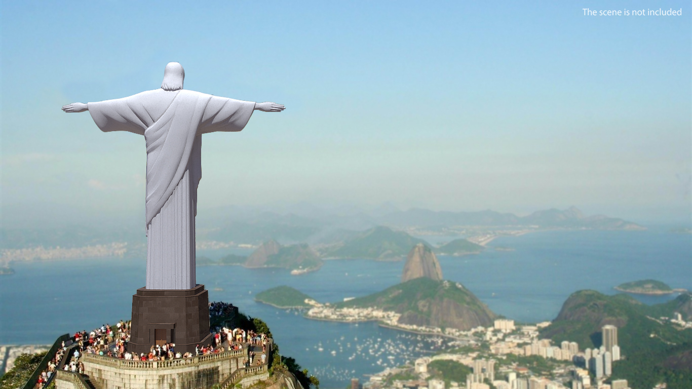 3D Christ the Redeemer Statue