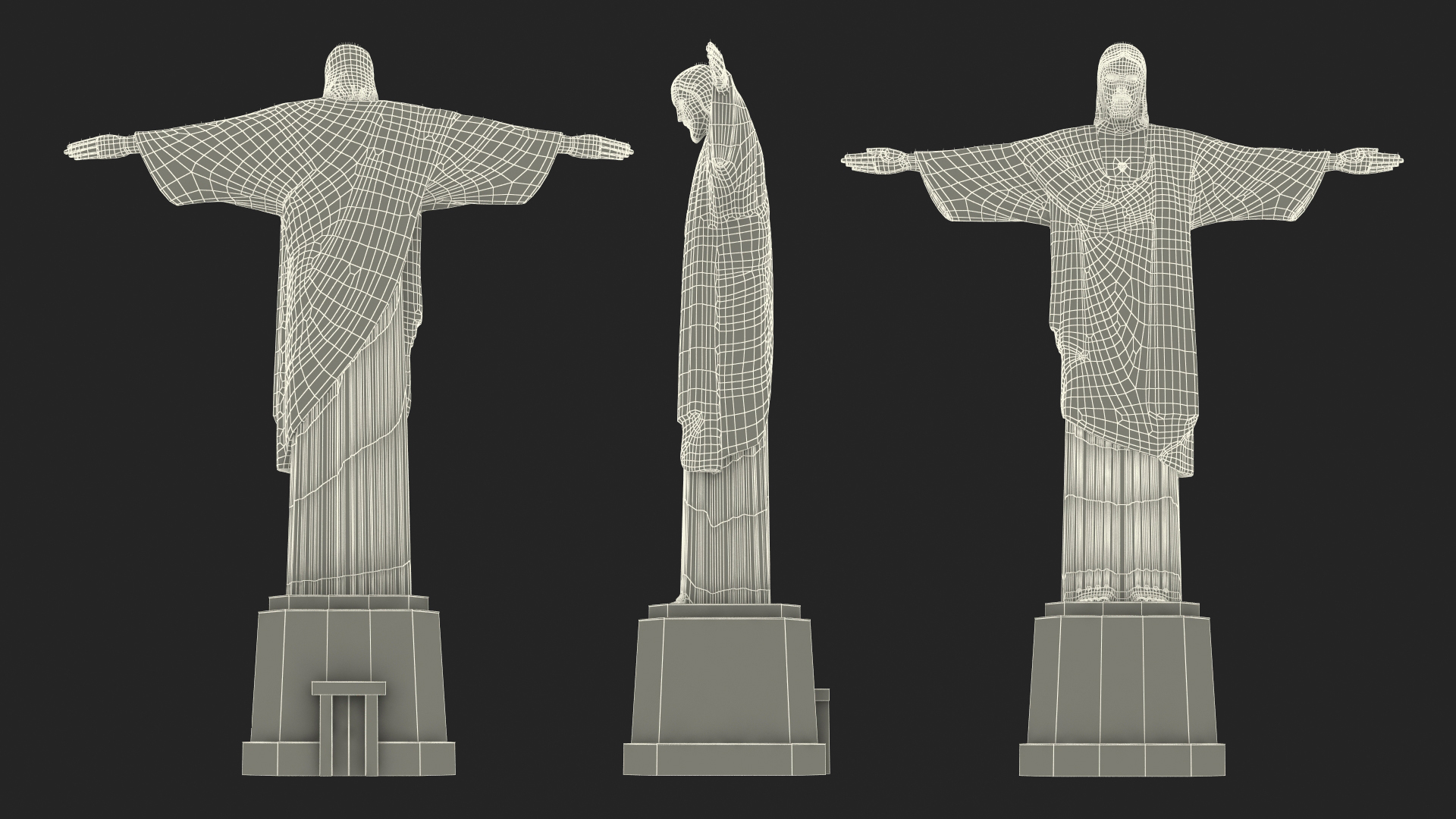 3D Christ the Redeemer Statue