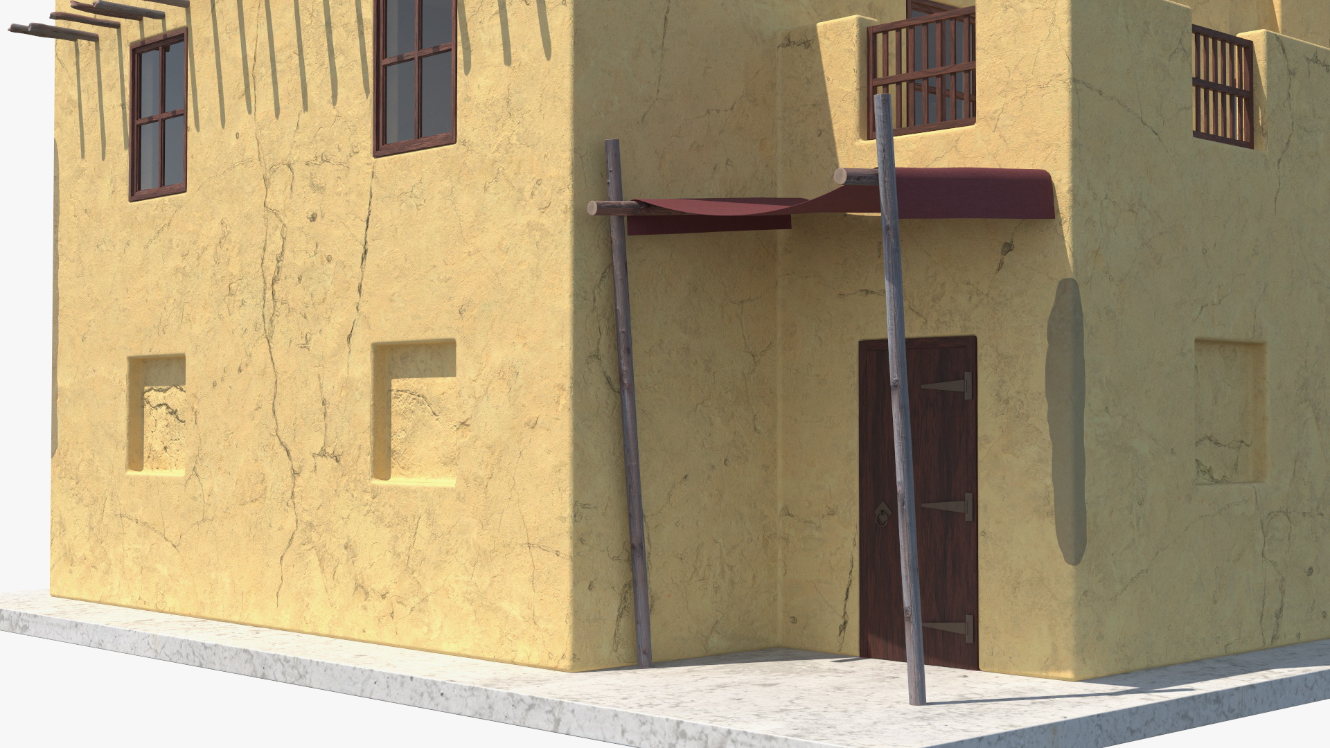 Middle Eastern Style Building 3D model