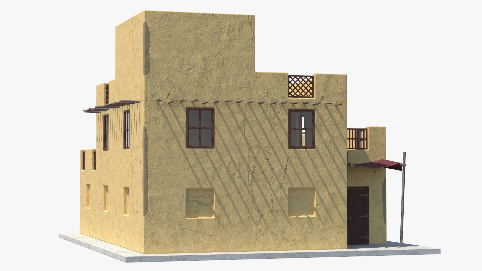 Middle Eastern Style Building 3D model