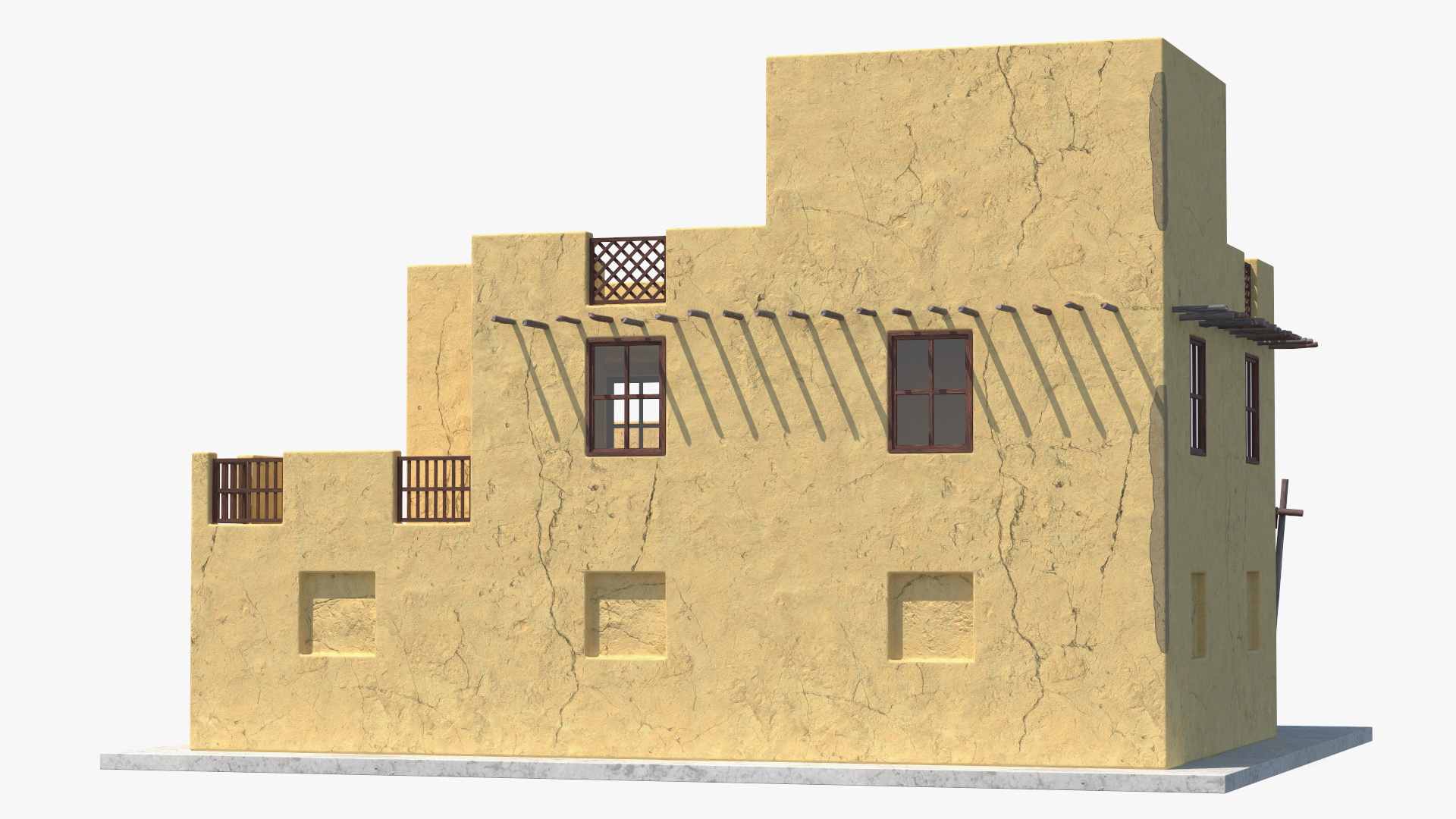 Middle Eastern Style Building 3D model