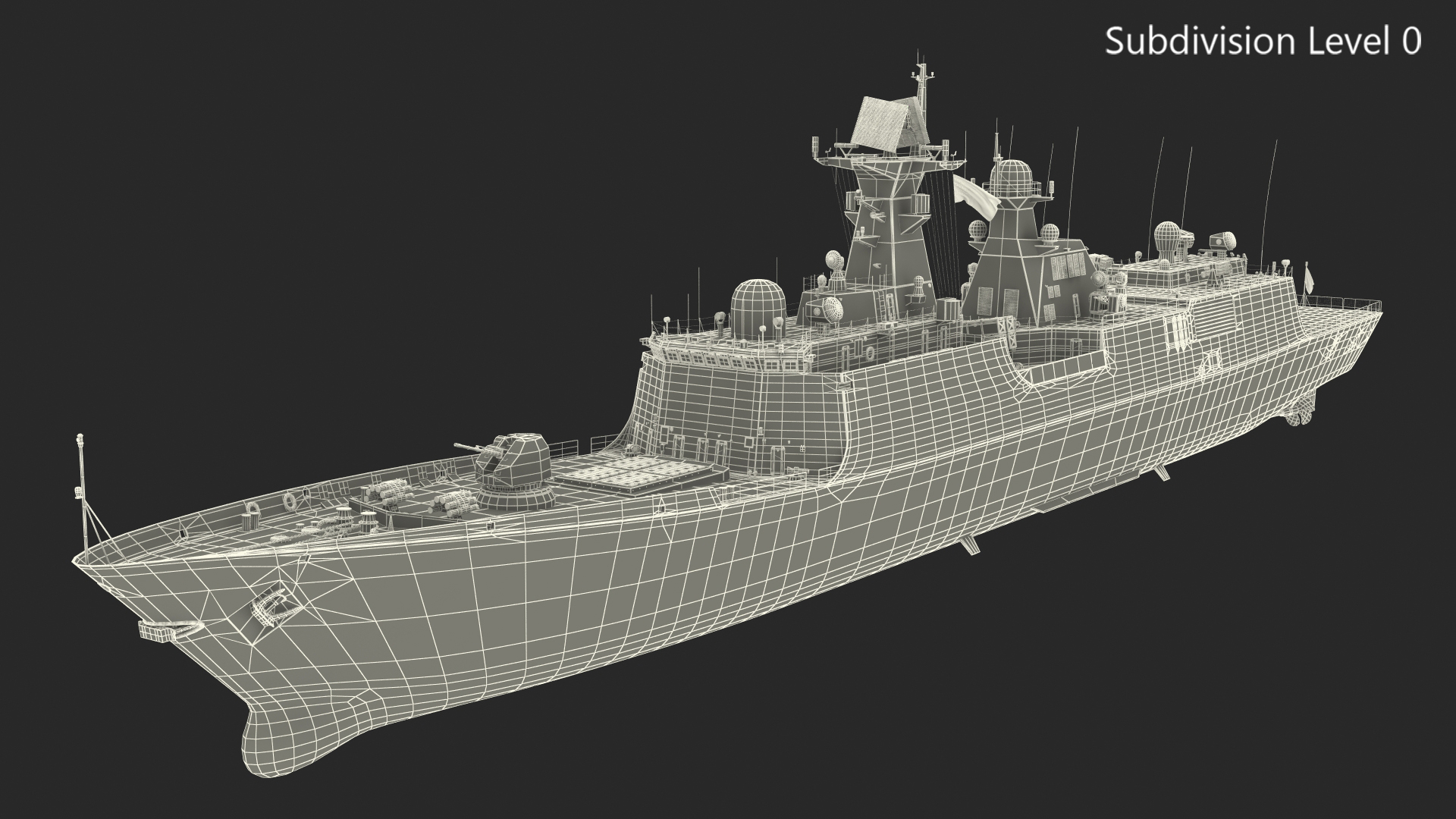 Type 054A Frigate 3D