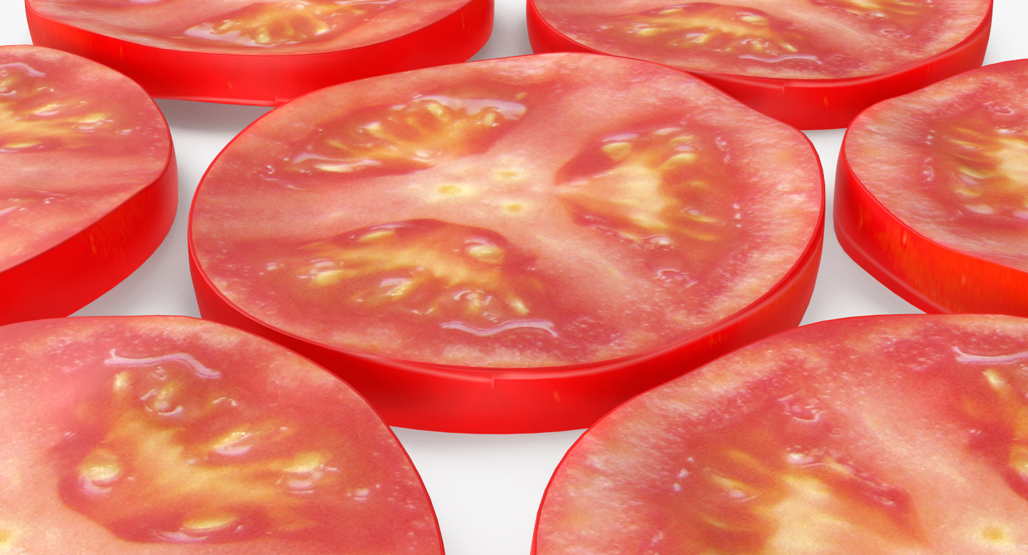 Tomato Slice 3D