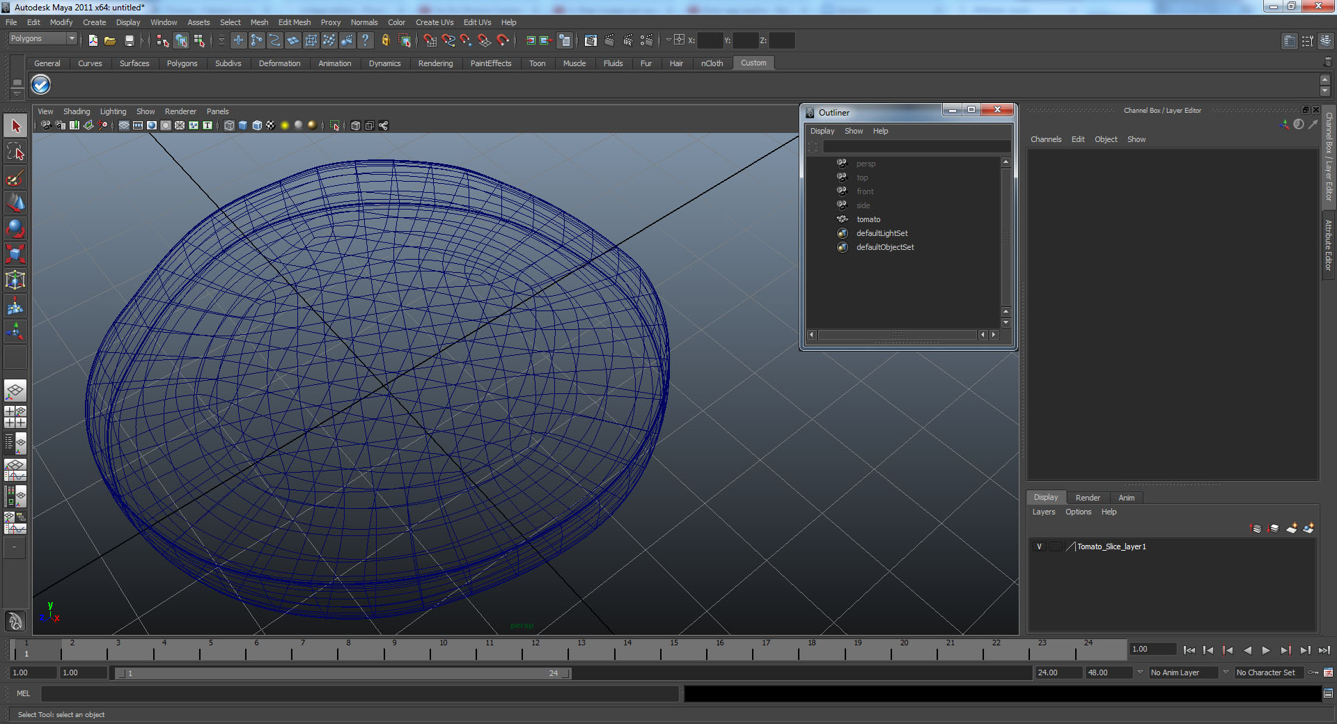 Tomato Slice 3D