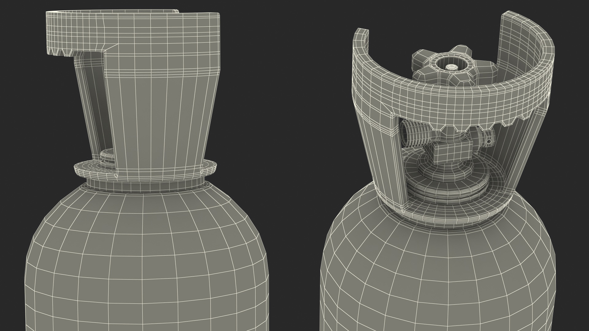 3D Aluminum Co2 Tank Set