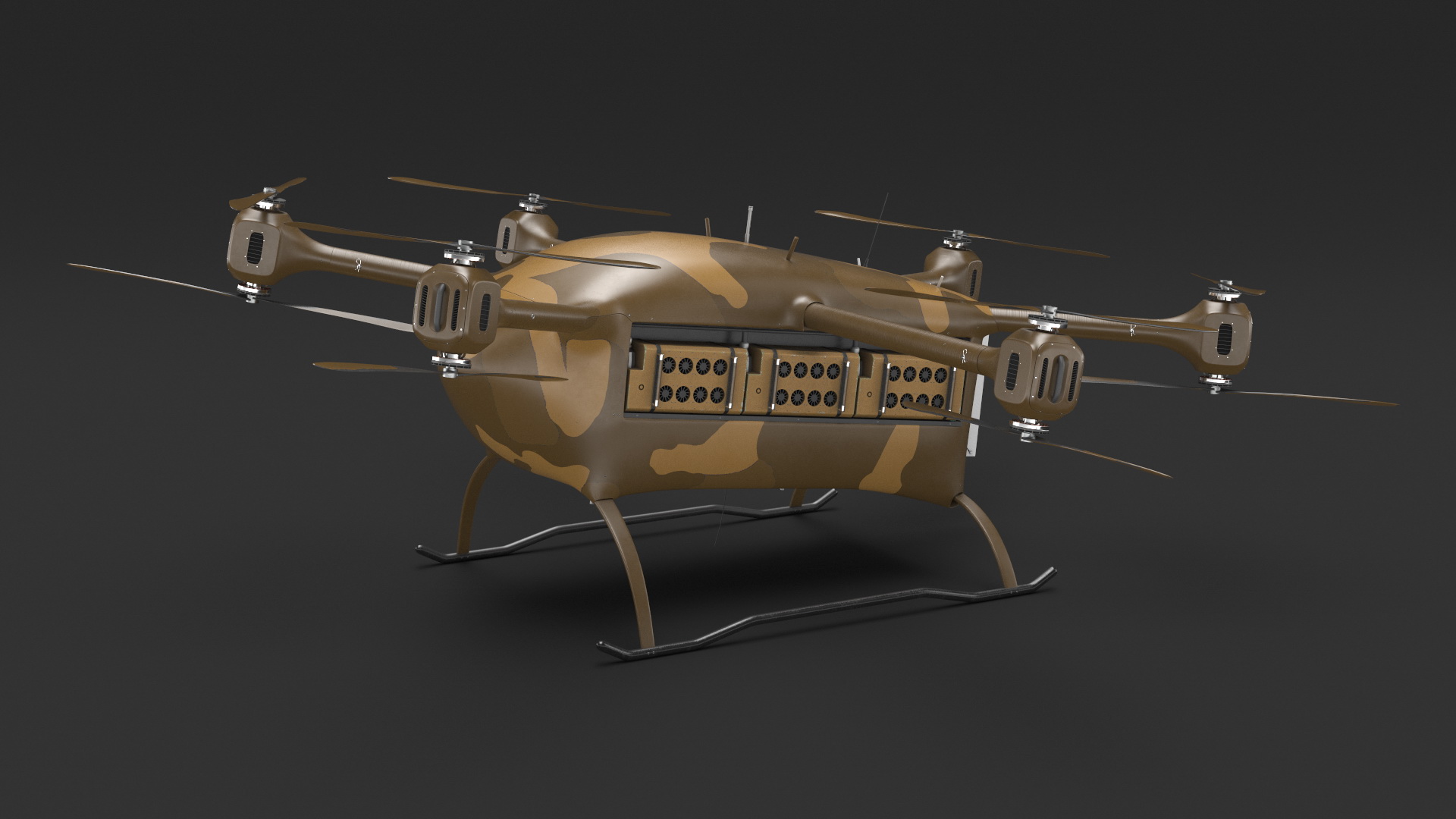 Medical Evacuation Quadcopter 3D model