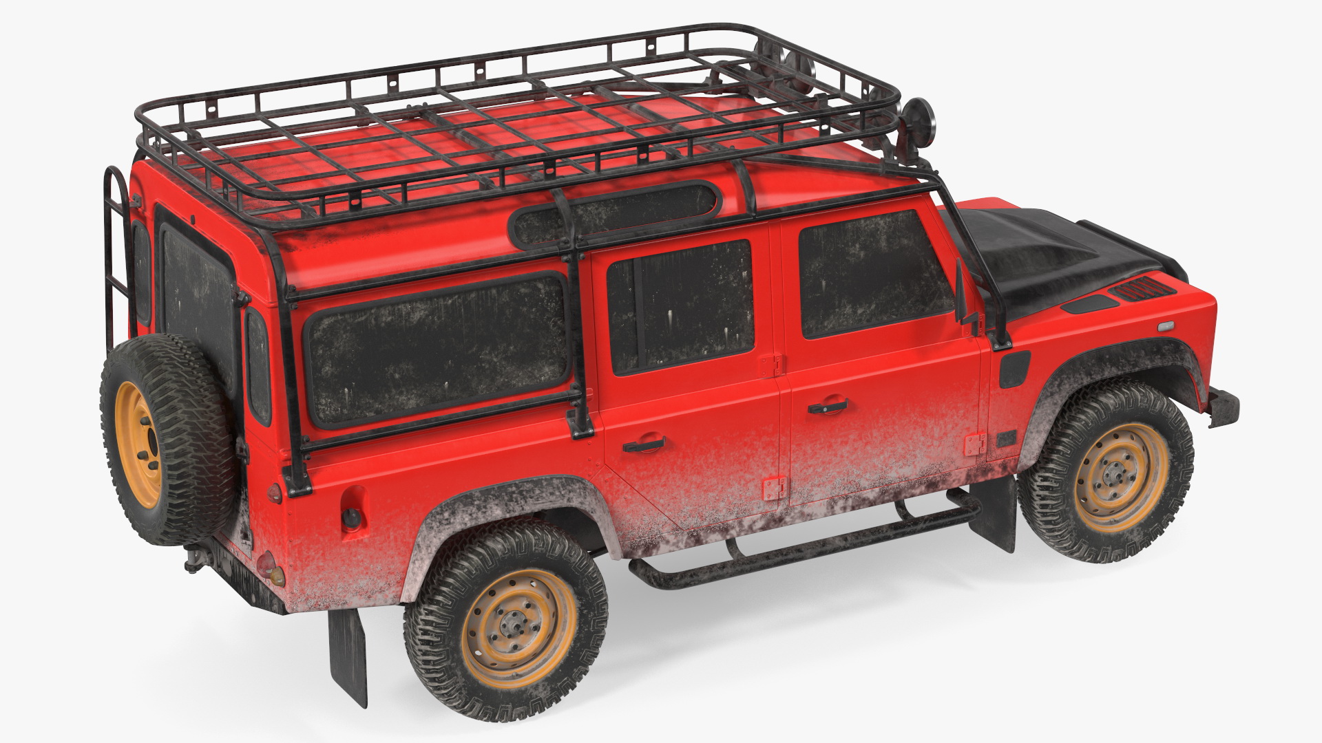 Dirty Off Road Car Exterior Only 3D