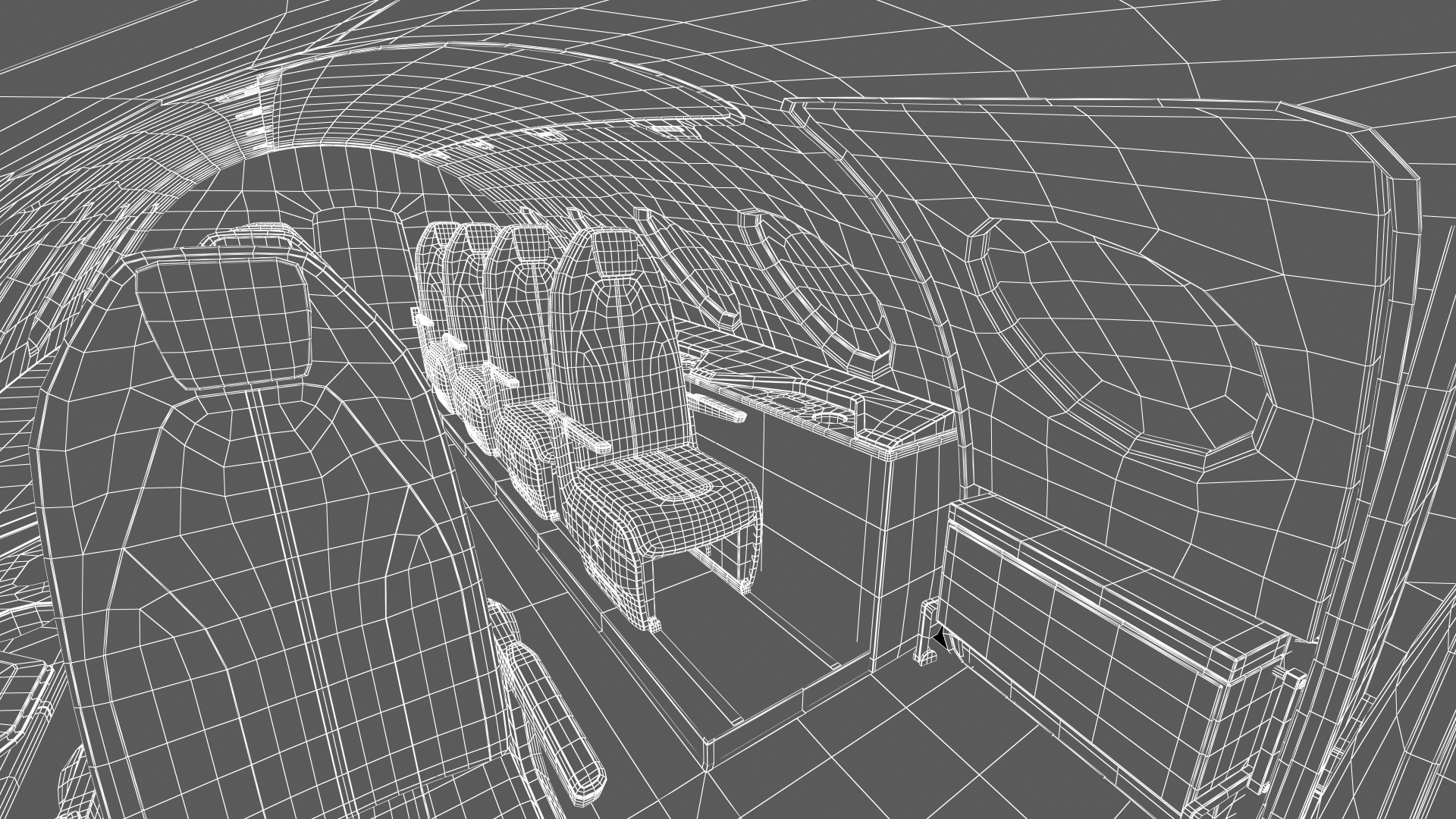 Electric Aircraft Rigged 3D model