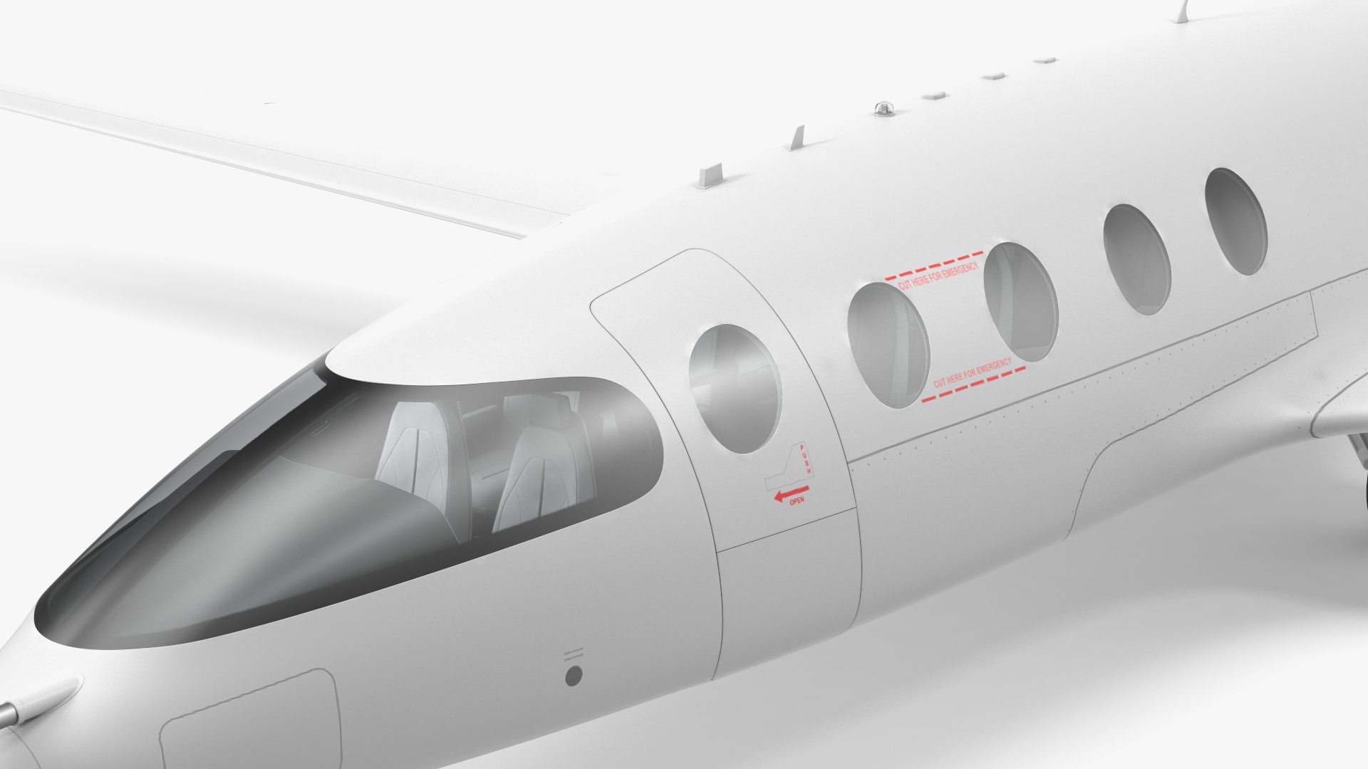 Electric Aircraft Rigged 3D model