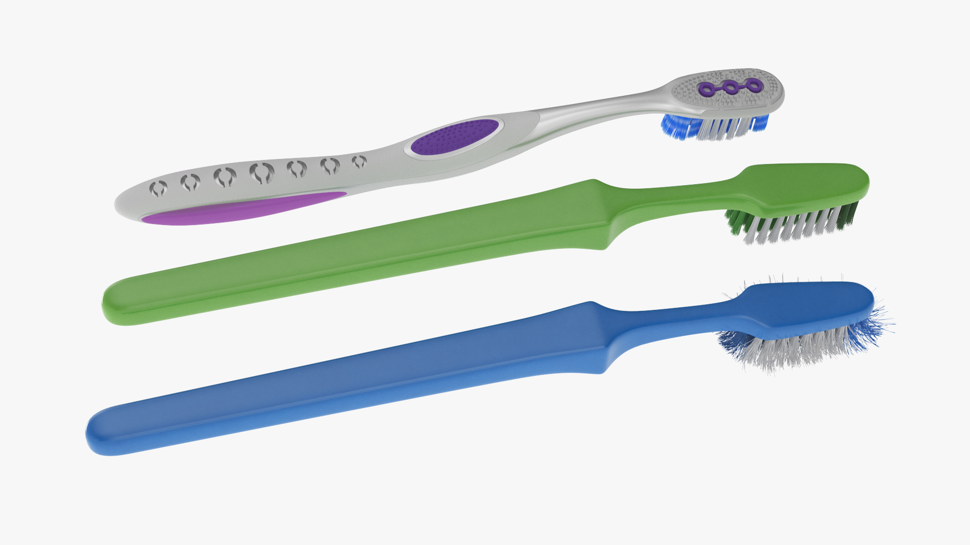 Toothbrush Sterilizer with Brushes 3D model