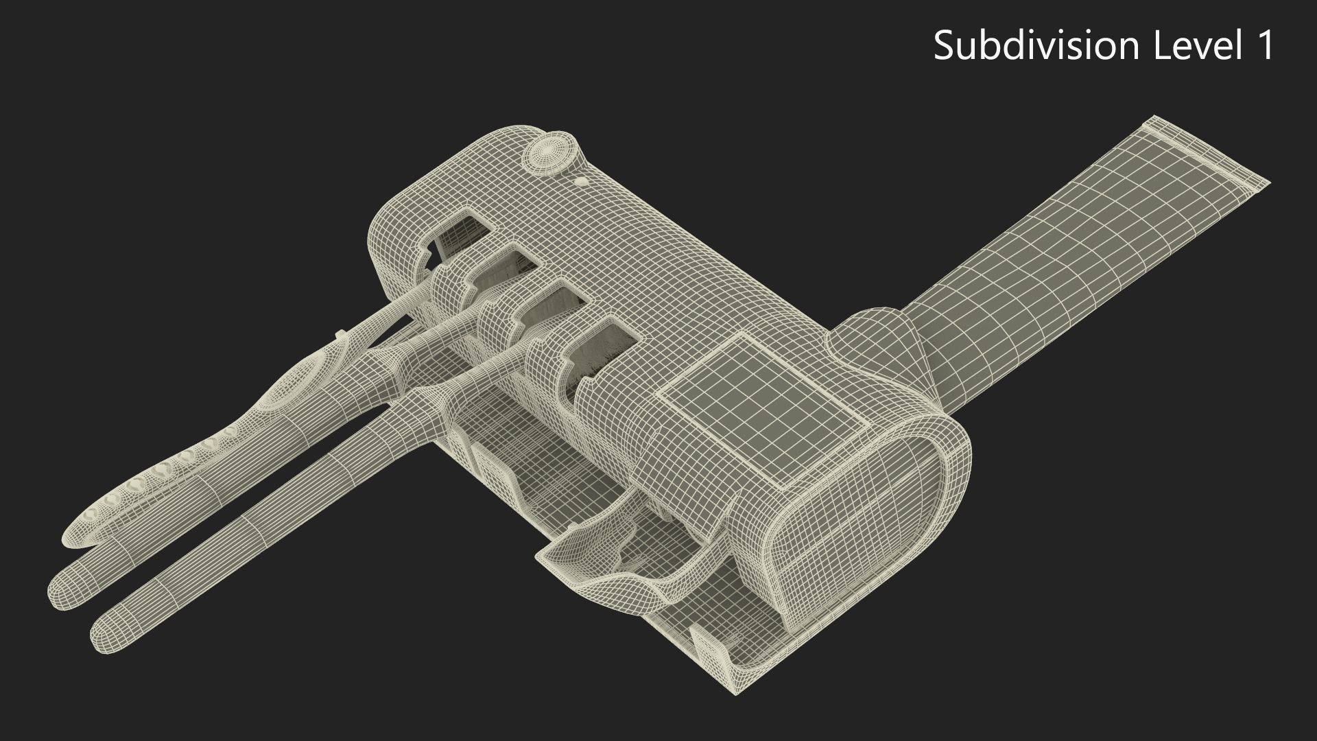 Toothbrush Sterilizer with Brushes 3D model