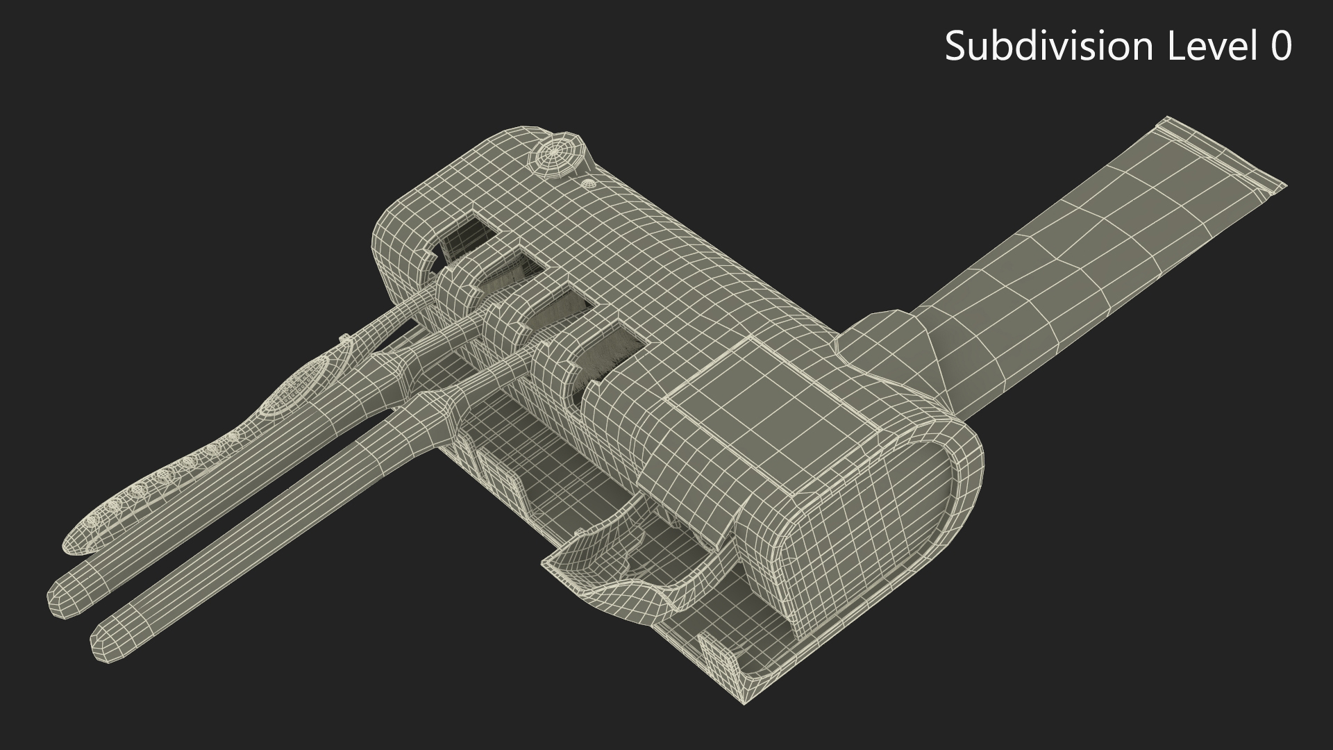 Toothbrush Sterilizer with Brushes 3D model