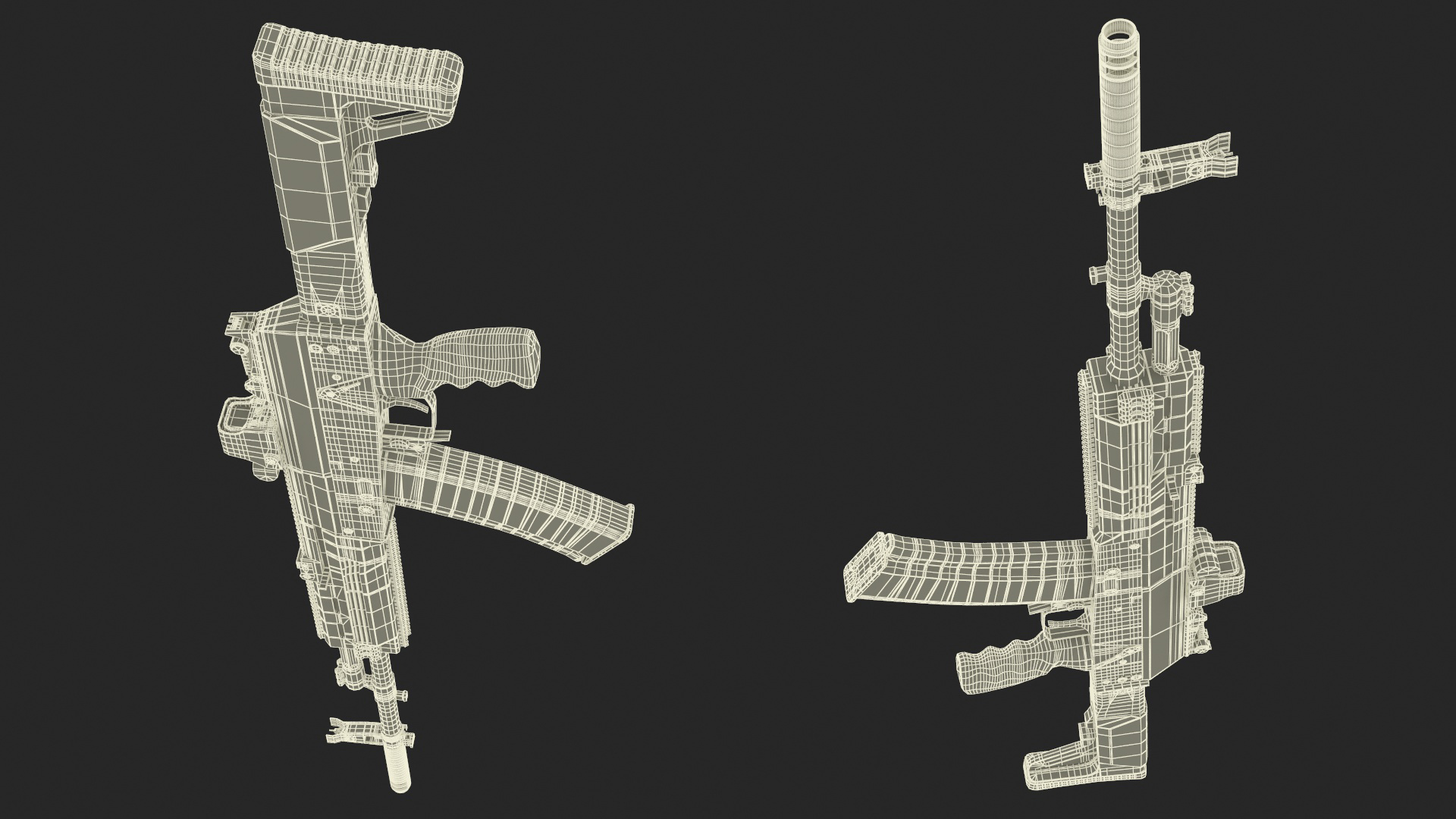 Kalashnikov AK-12 2011 with Holographic Sight New 3D model