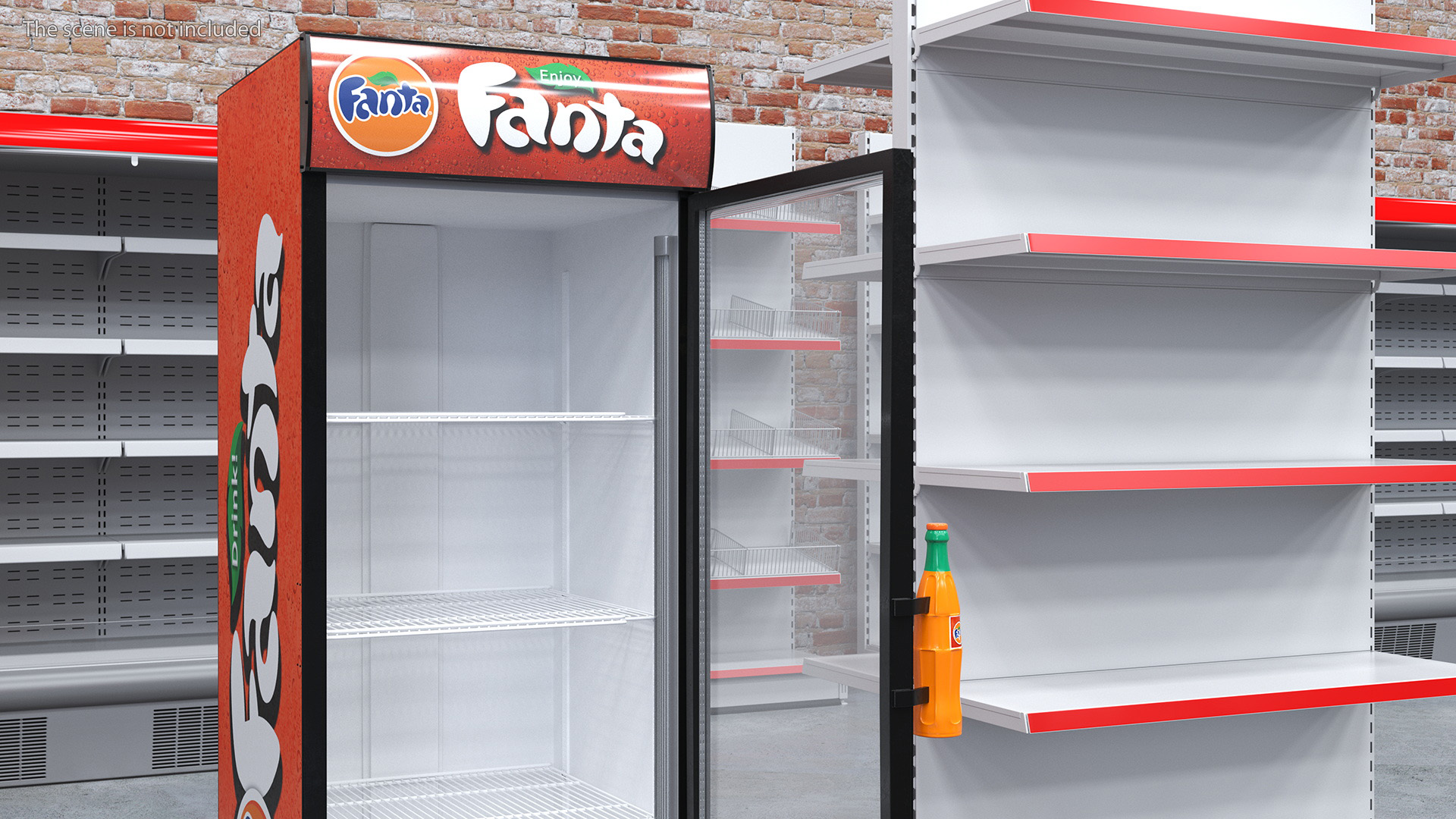 Fanta Fridge 3D