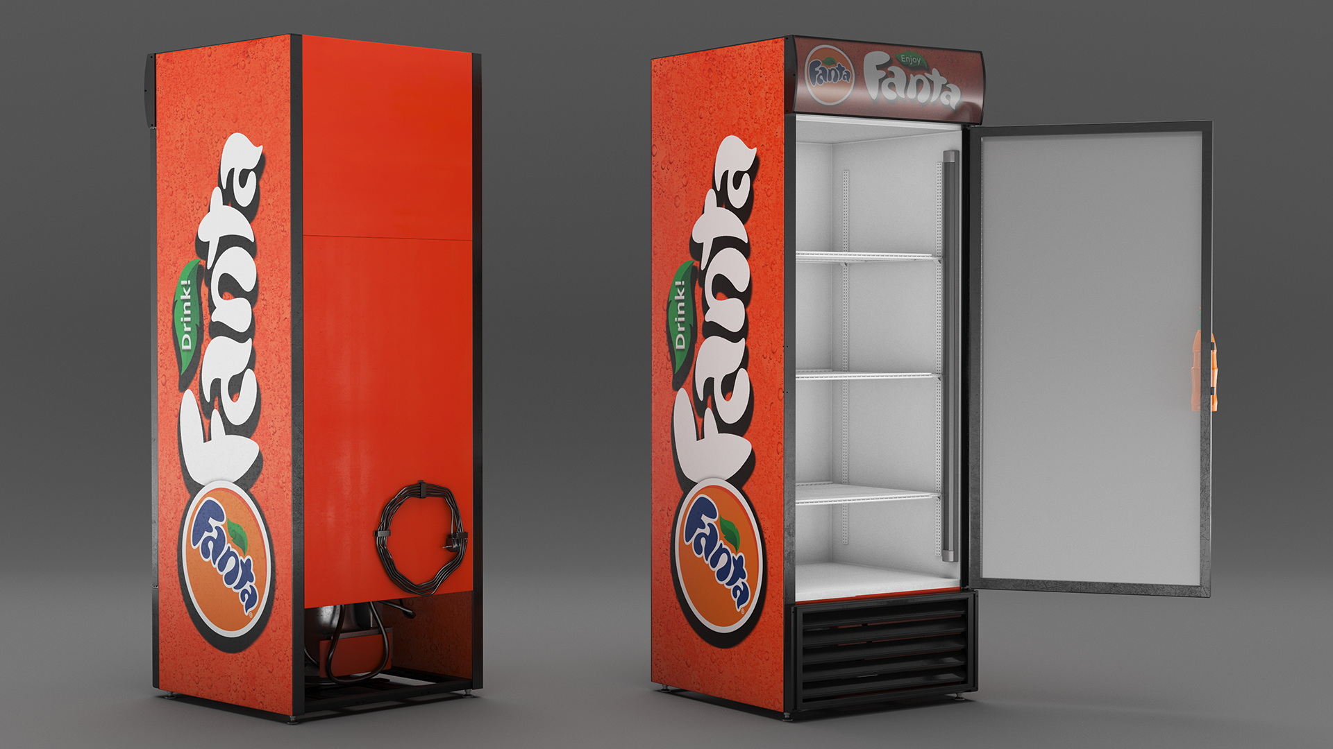 Fanta Fridge 3D