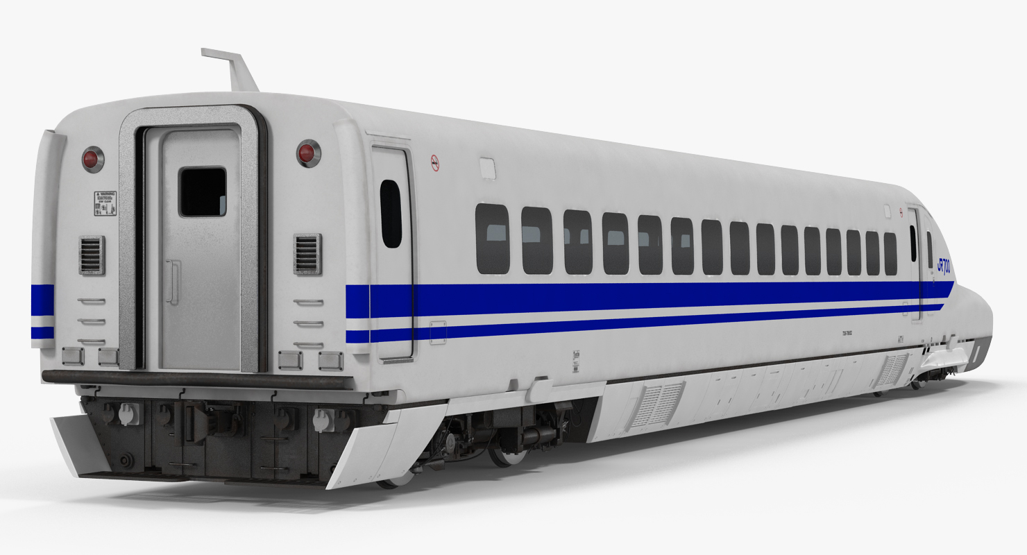 3D Bullet Train JR700 Locomotive Japan Railways Rigged