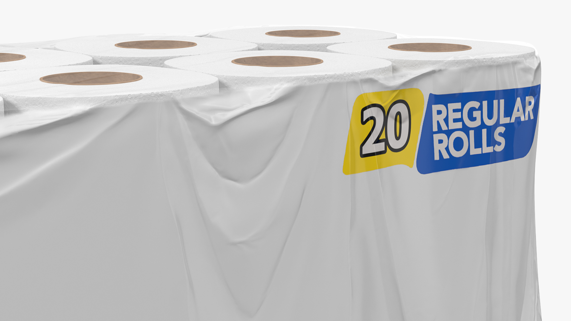 3D model Bath Tissue 20 Rolls Pack