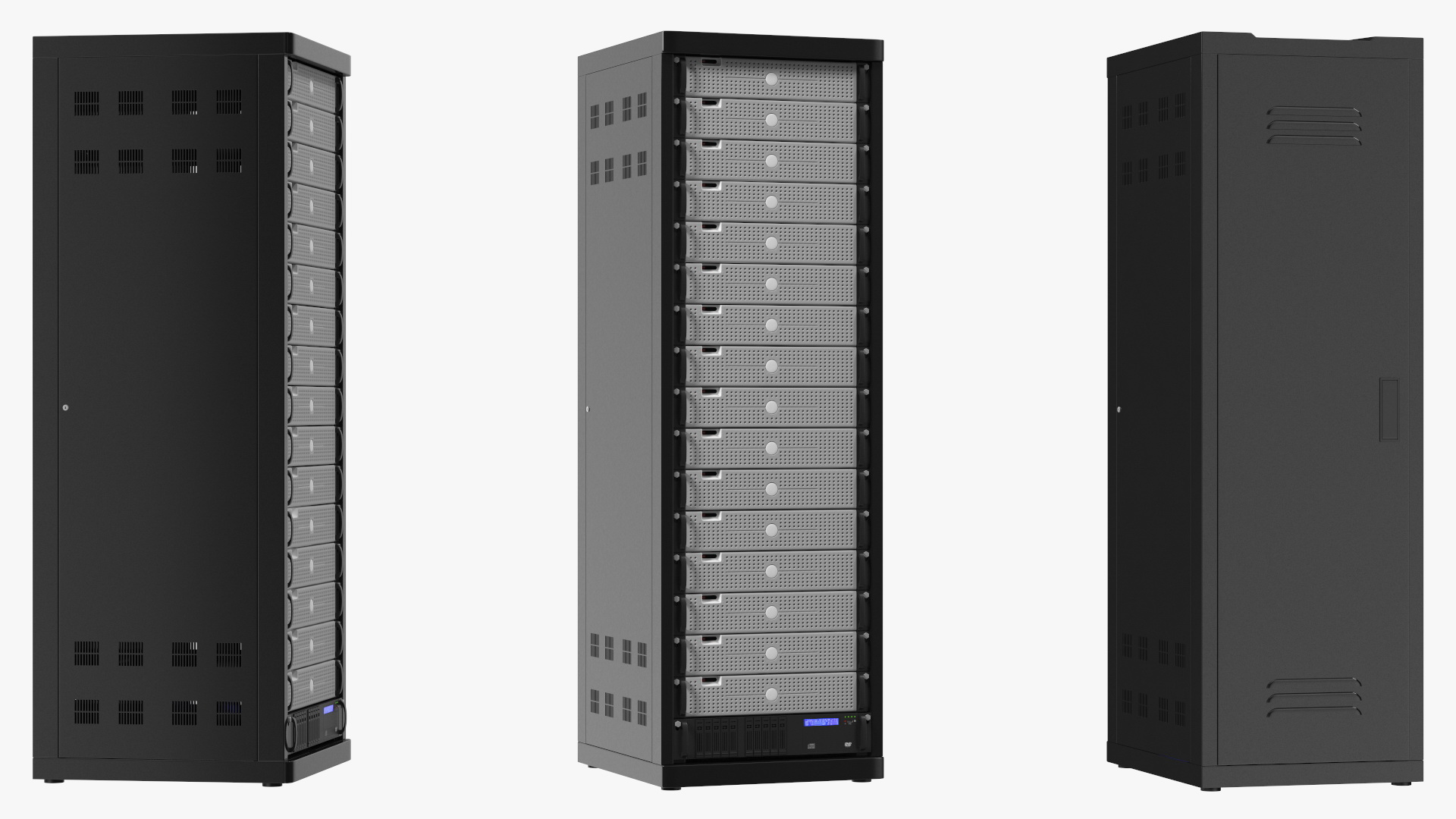 3D Dell PowerEdge Server Rack