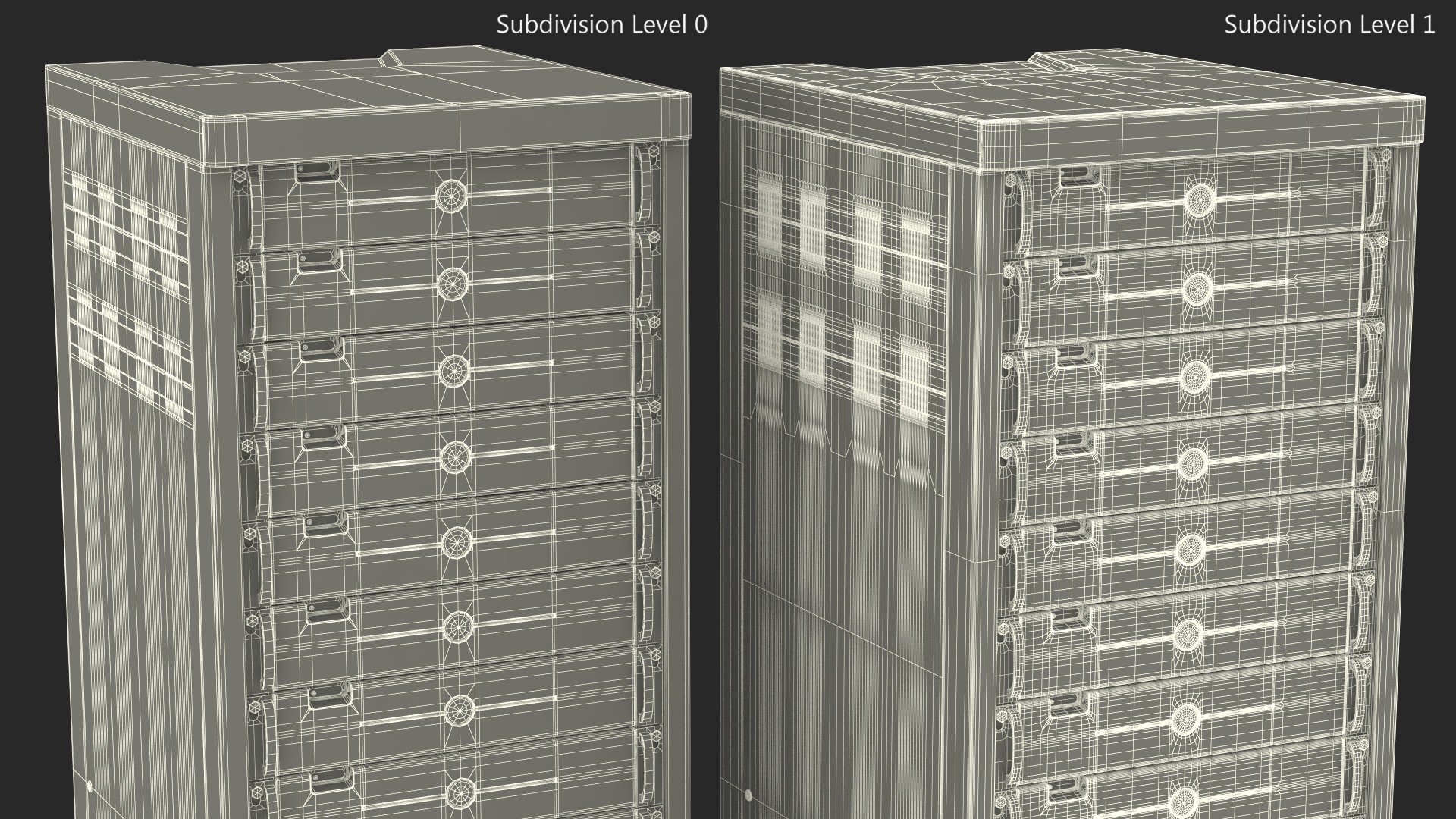 3D Dell PowerEdge Server Rack