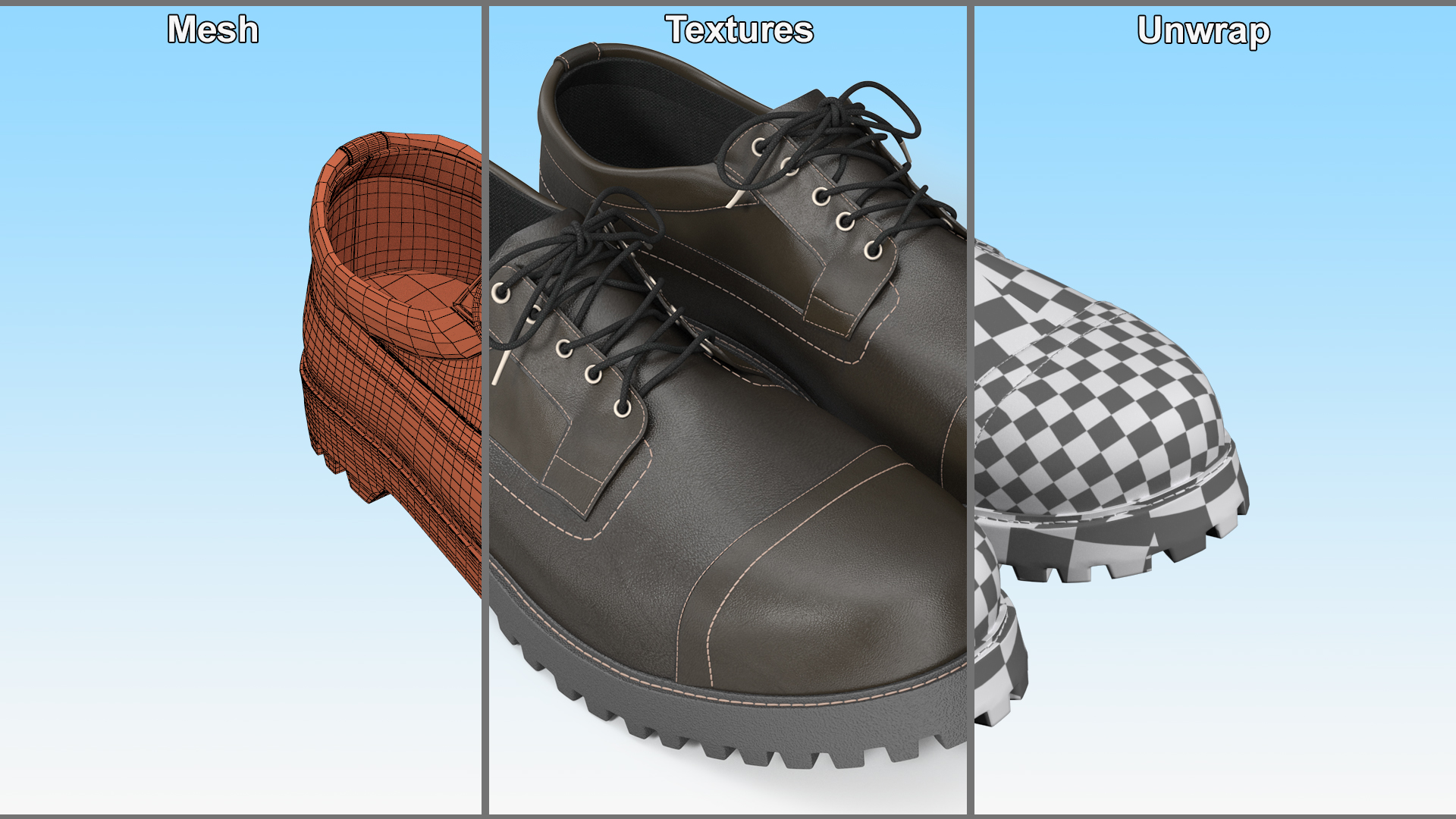 3D Classic Mens Leather Shoes