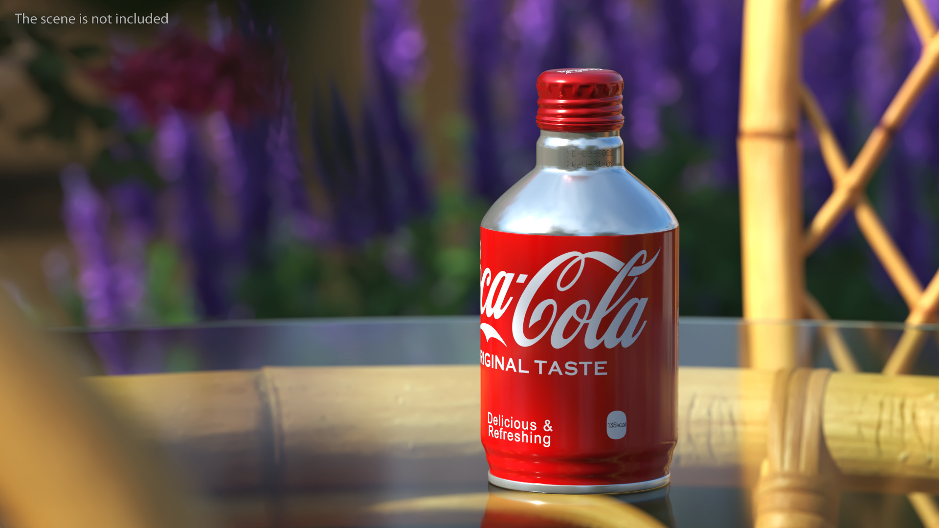 3D model Coca-Cola Aluminum Bottle