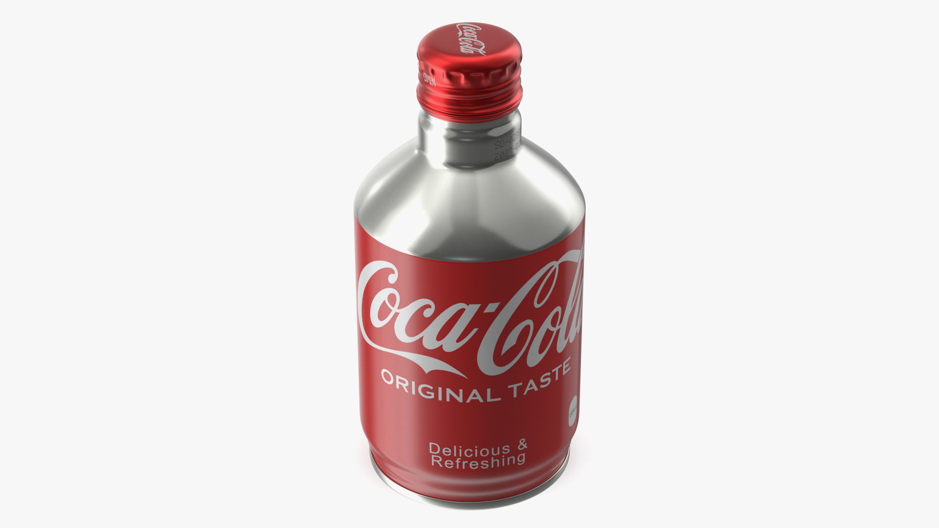 3D model Coca-Cola Aluminum Bottle