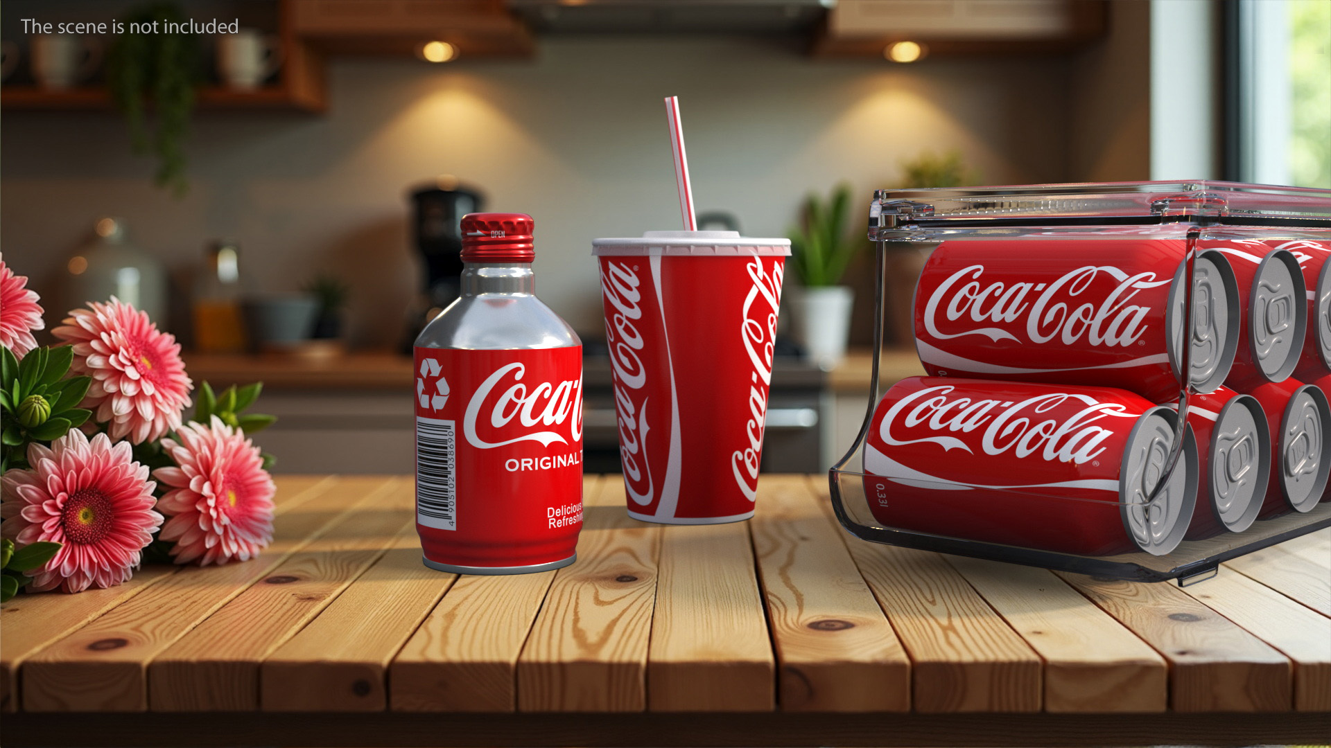 3D model Coca-Cola Aluminum Bottle