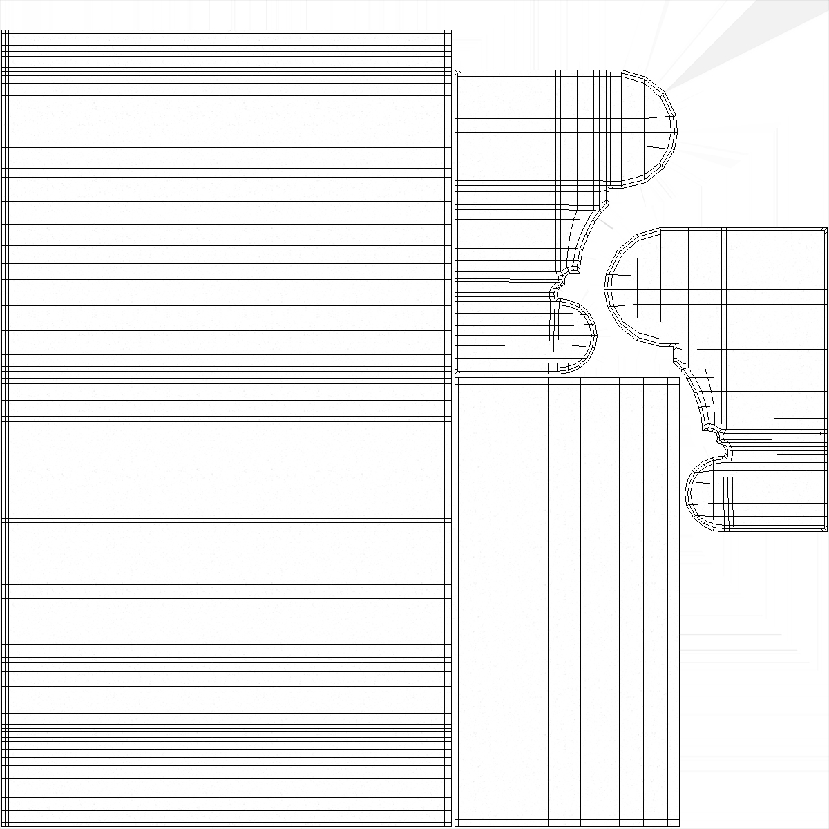 3D model Set Molding Gypsum Part 3