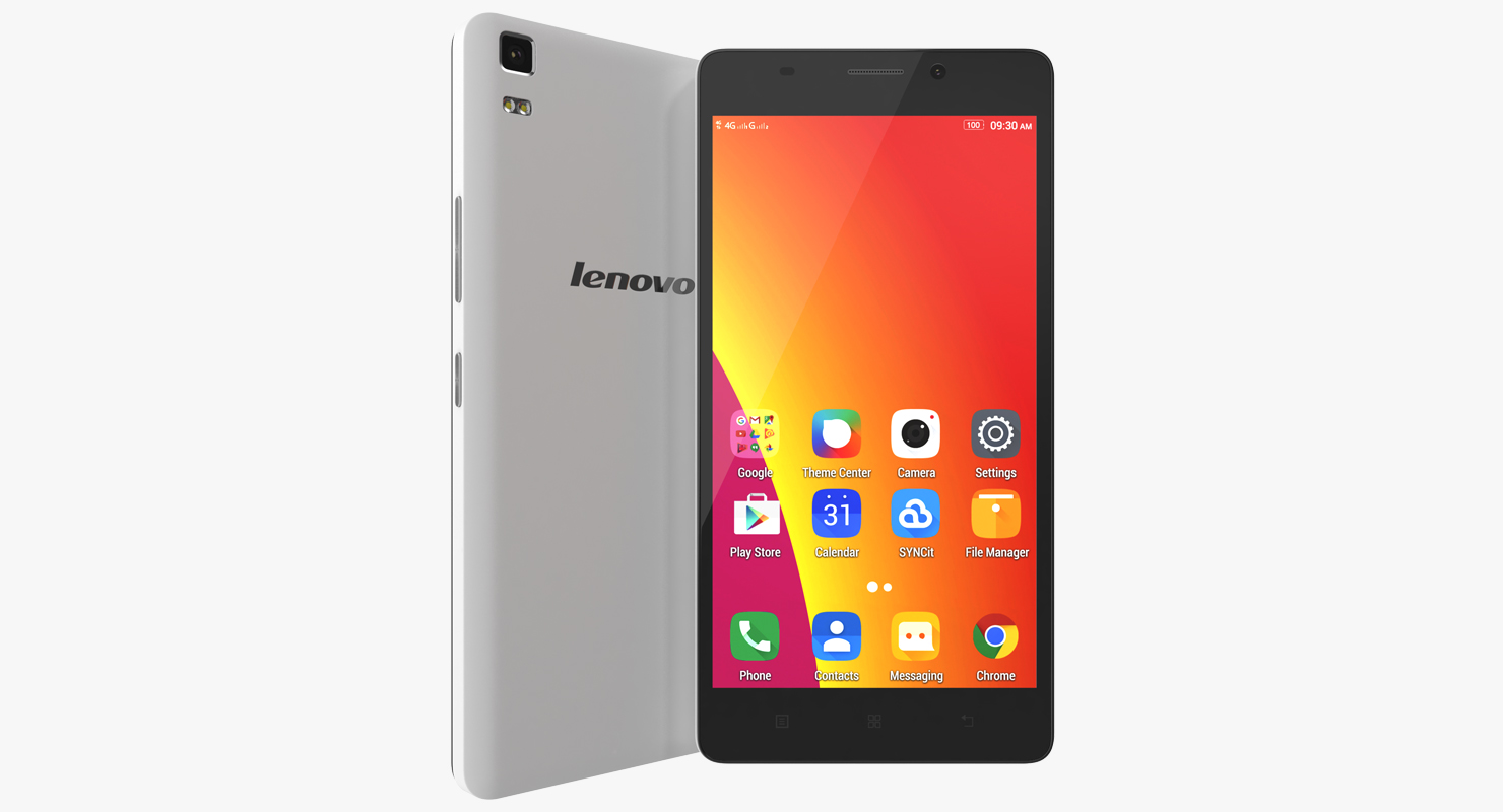 Lenovo A7000 Pearl White 3D model