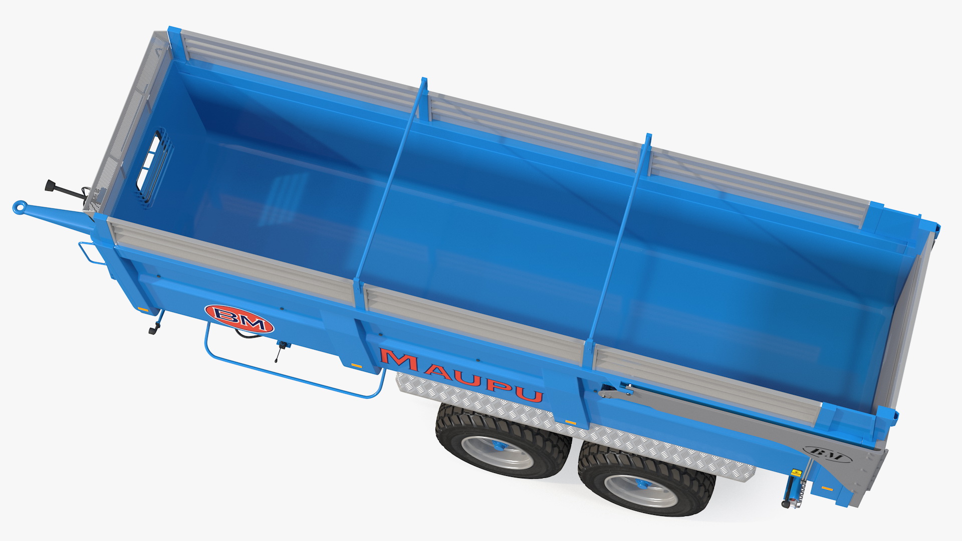 3D model Maupu 18t Body Tipper Trailer Clean